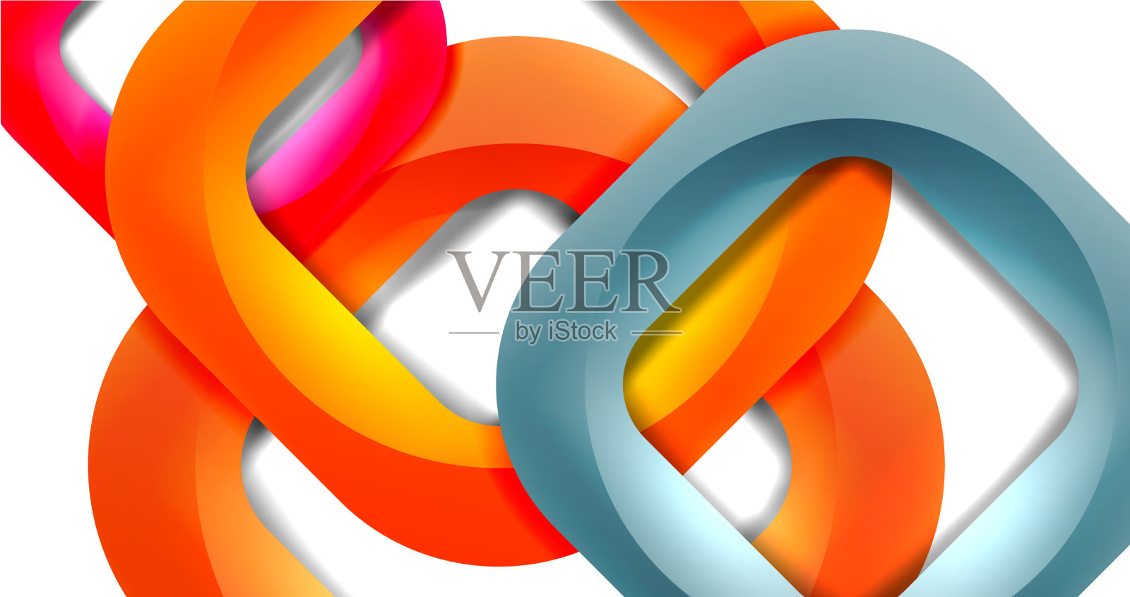 正方形几何抽象背景插画图片素材