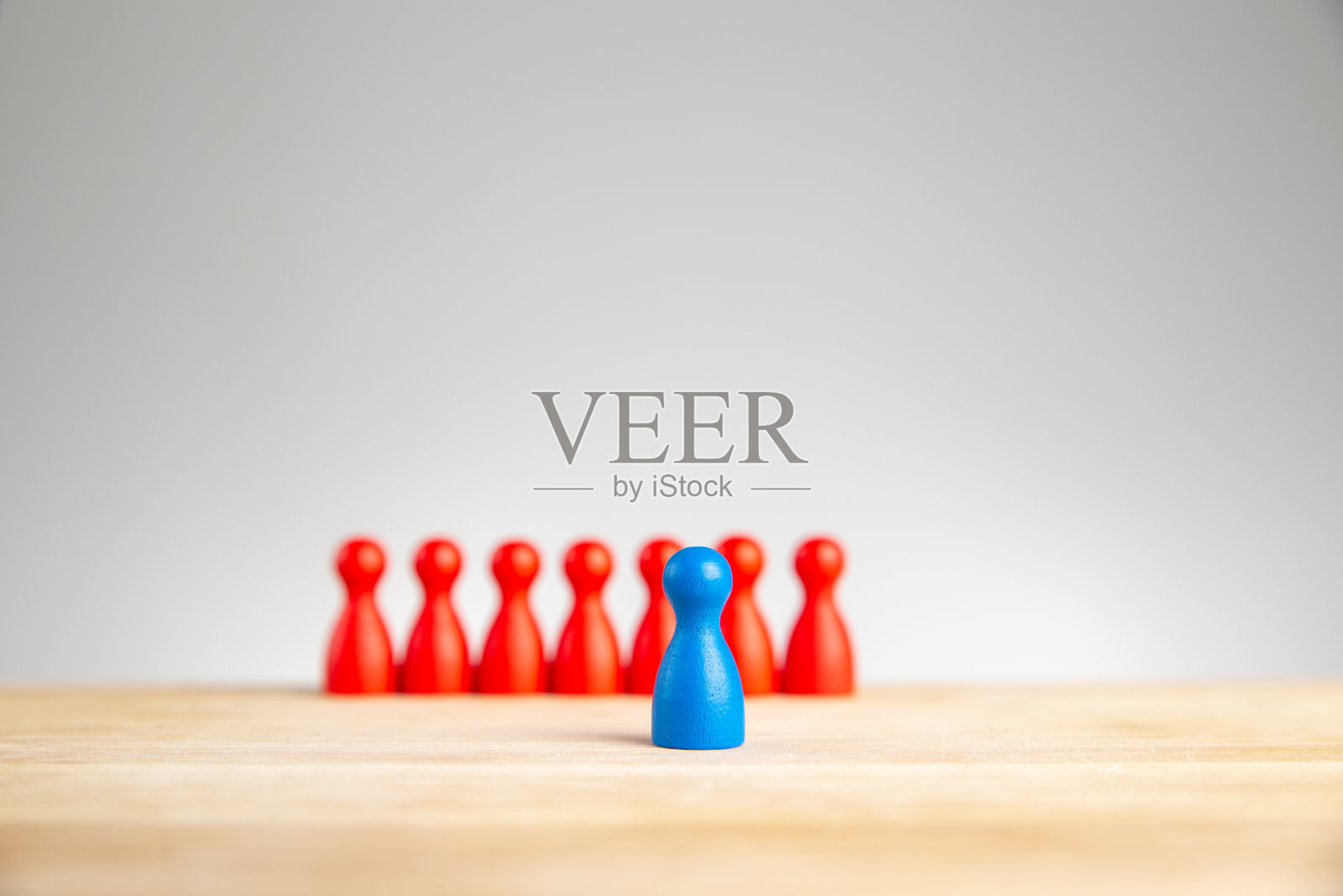 美国总统选举概念:民主党选民(蓝色)多于共和党选民(红色)照片摄影图片