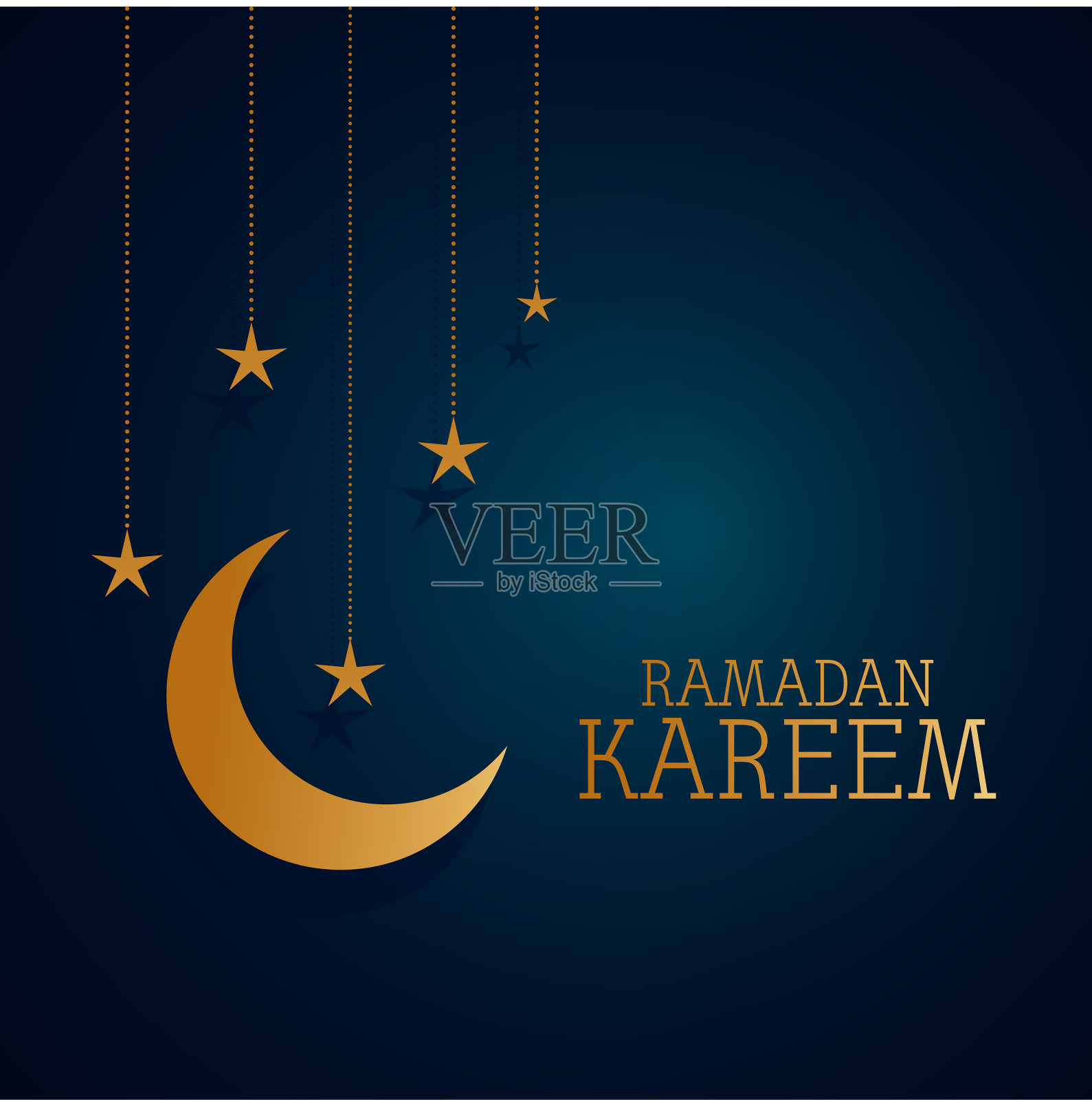 ramadam kareem海报插画图片素材