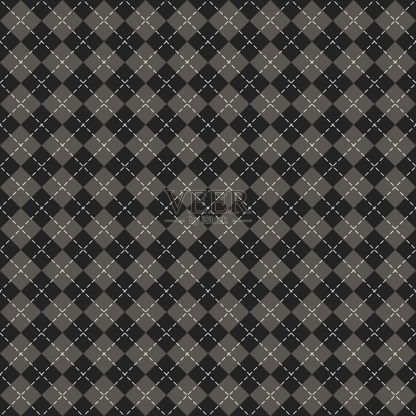 万圣节Argyle格子。苏格兰笼背景插画图片素材