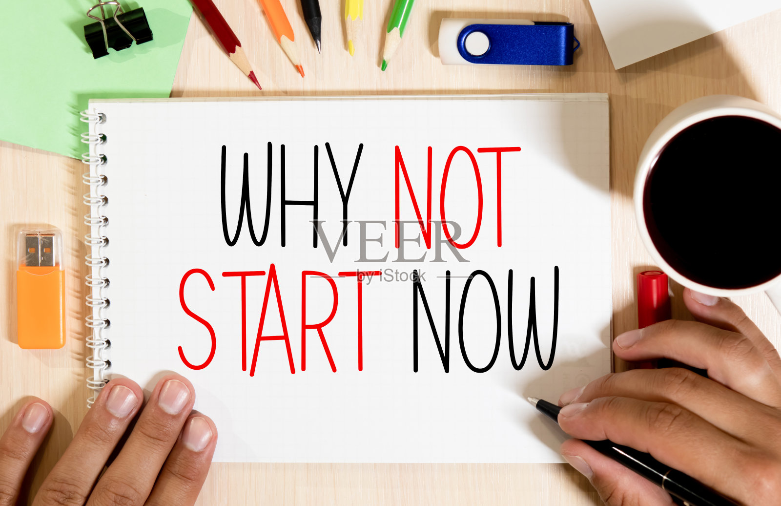 为什么不现在开始概念。男手写为什么不现在开始照片摄影图片