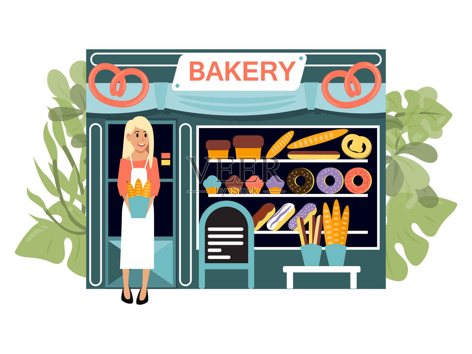 概念店广告横幅题字设计元素图片