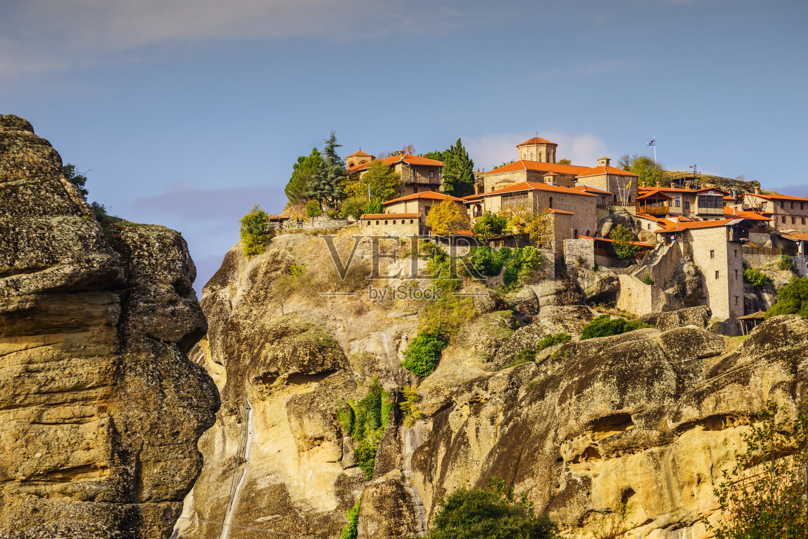 希腊迈特拉的修道院照片摄影图片