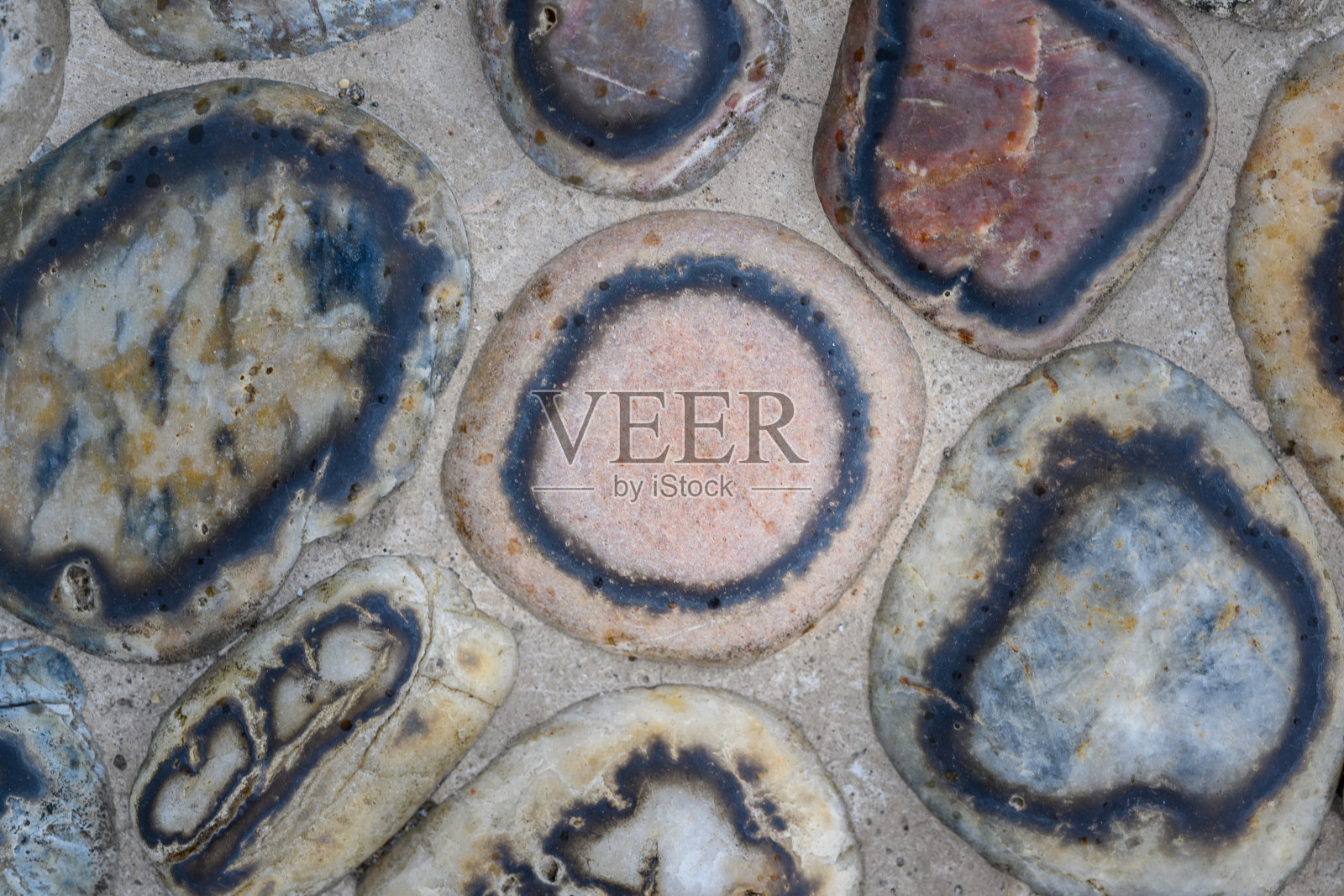 石头阿拉伯数字照片摄影图片