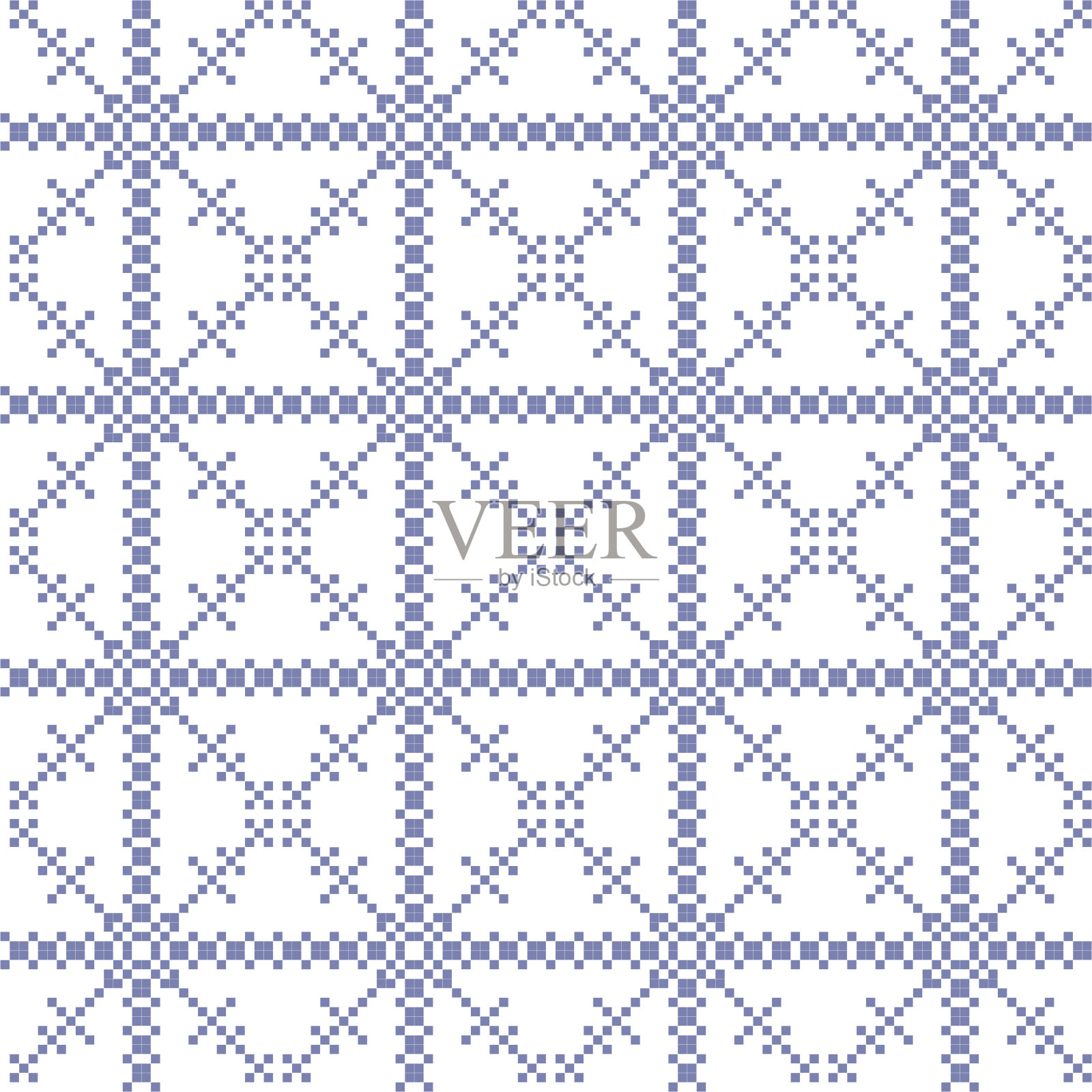 瓷砖无缝模式。插画图片素材