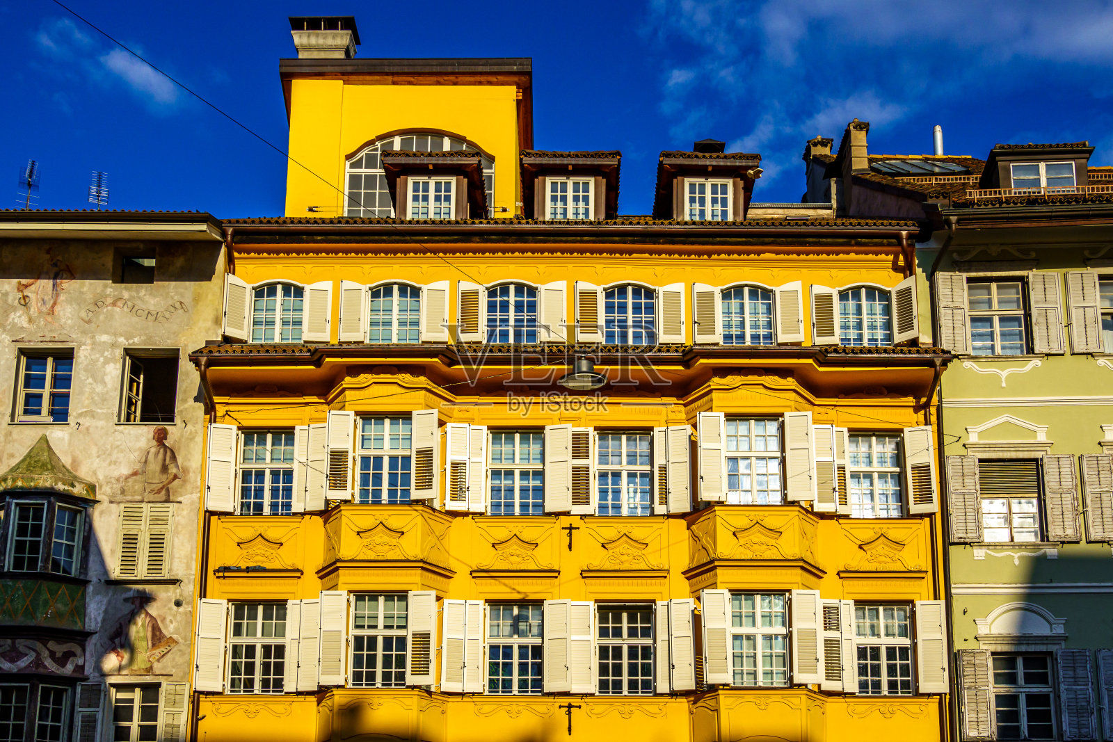 意大利的博曾古城照片摄影图片