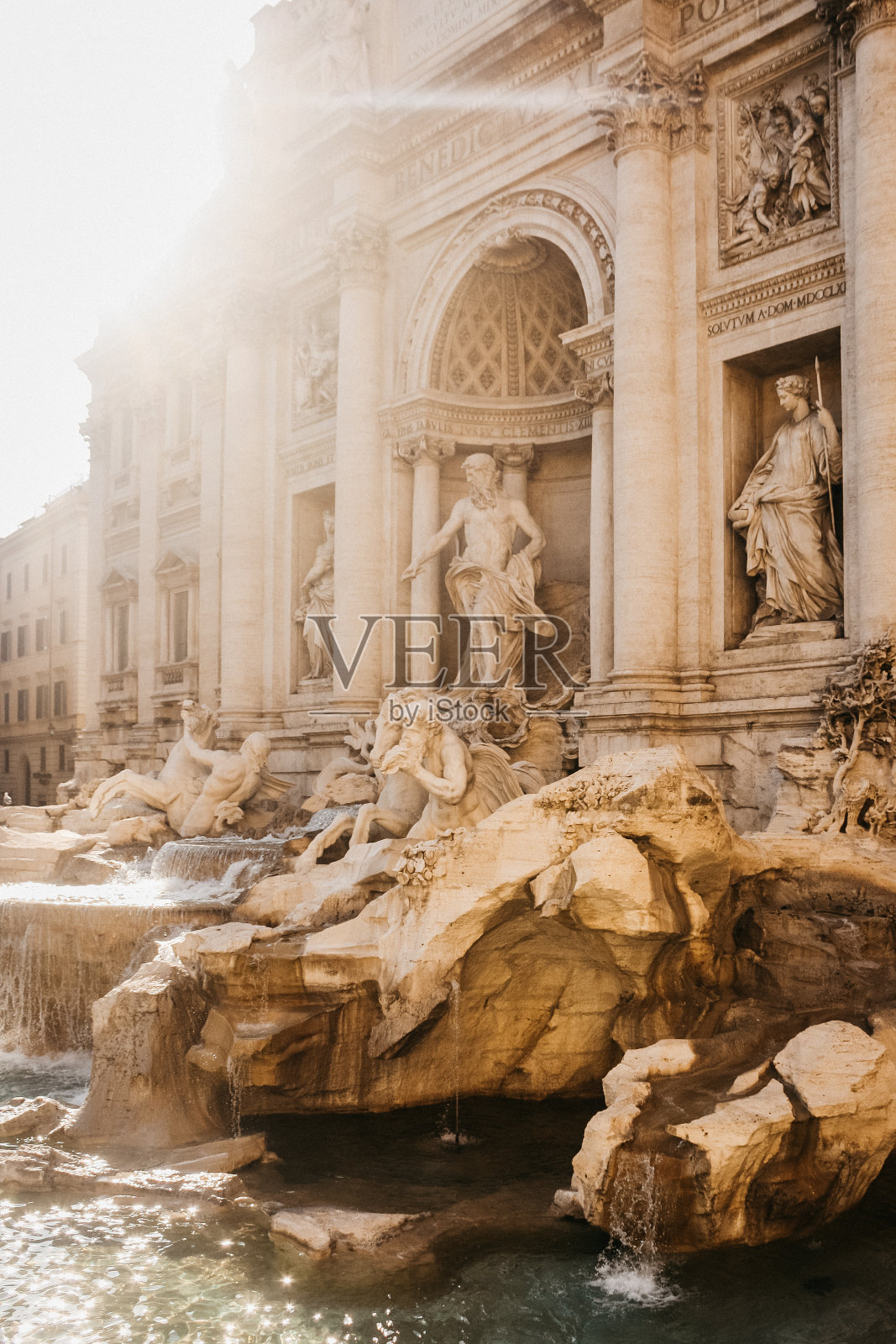 特雷维的丰塔纳照片摄影图片