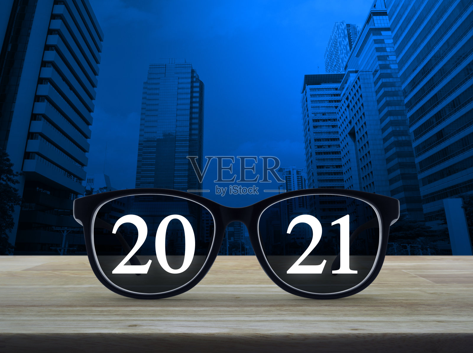 企业愿景:2021年新年快乐理念照片摄影图片