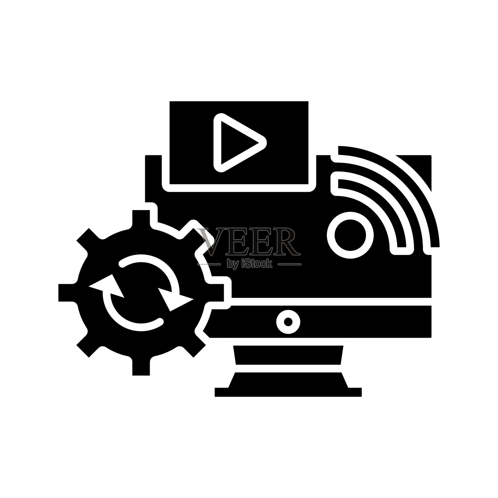 数字营销图标矢量设计-在线推广,社交媒体营销图标素材