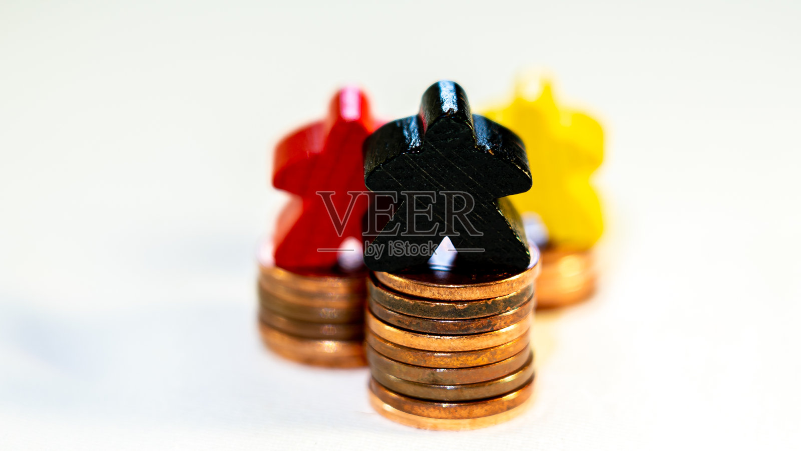 金融市场竞争的例证照片摄影图片