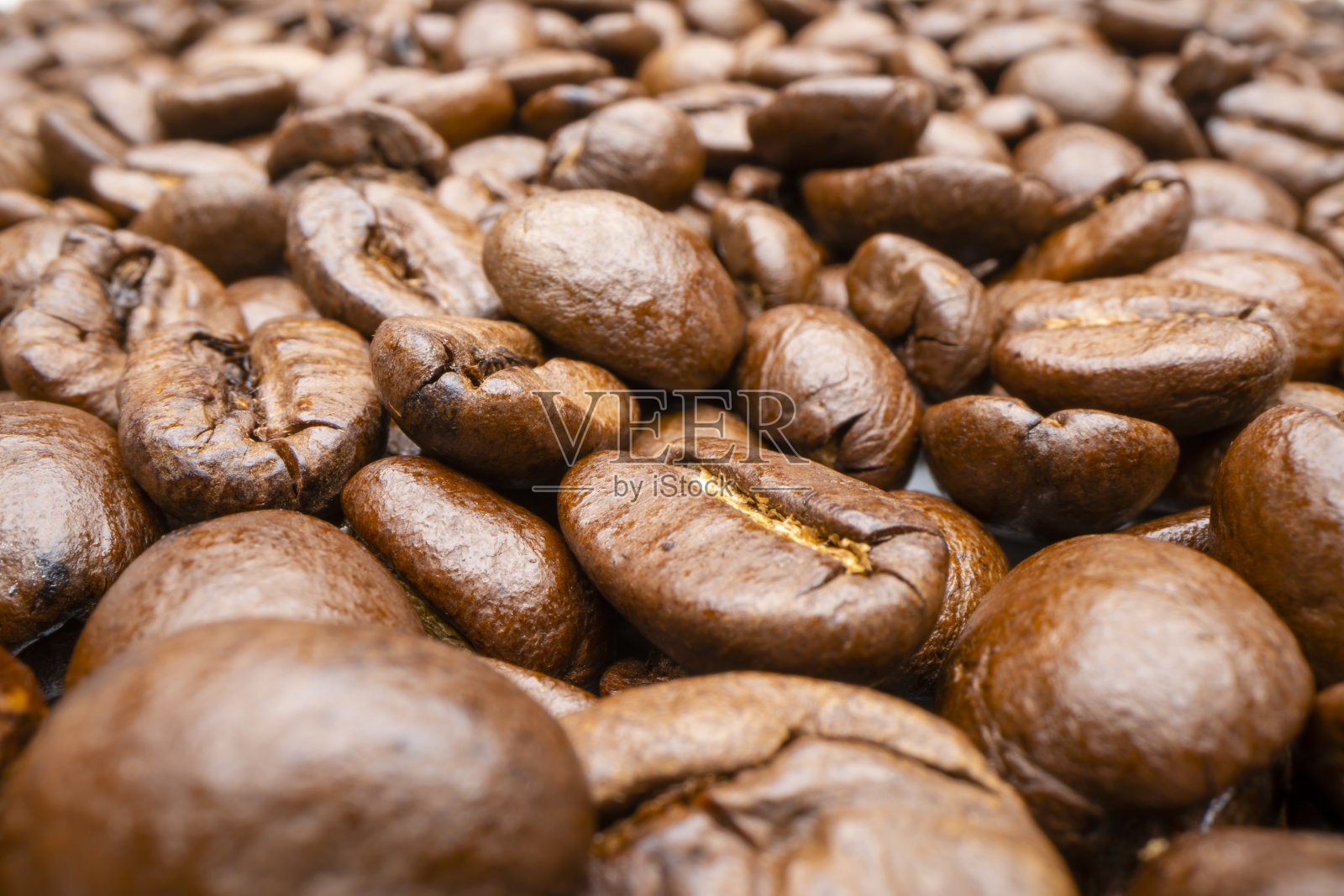 咖啡豆的近景照片摄影图片