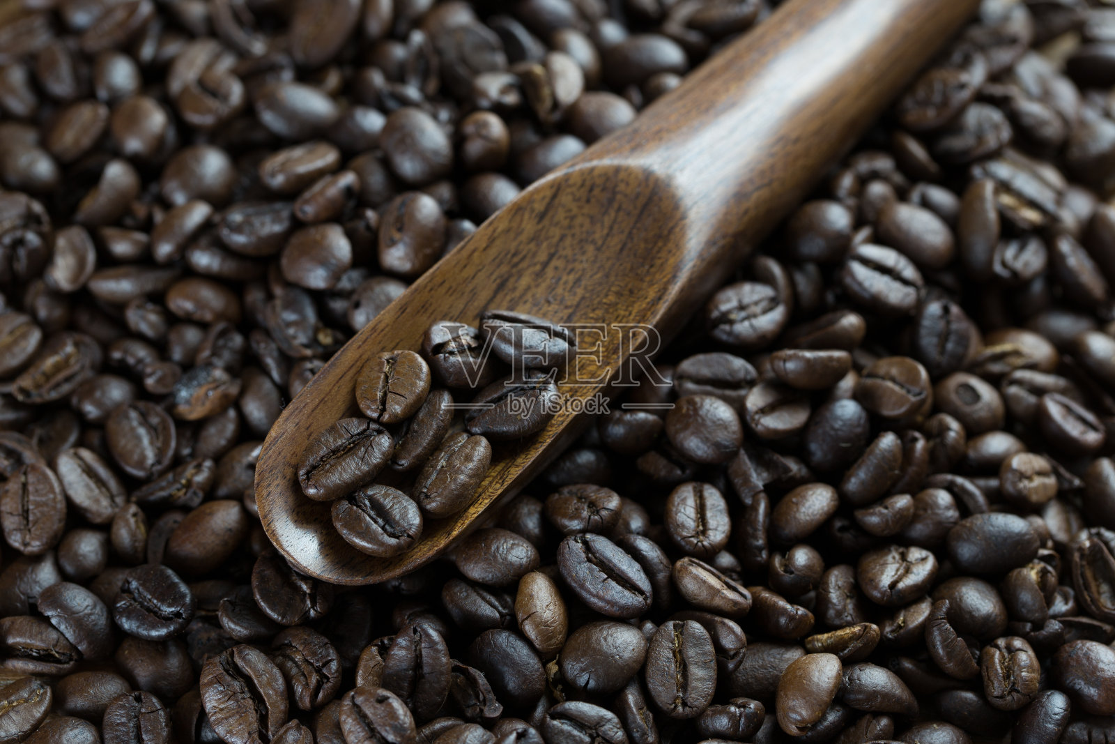 咖啡豆俯视图照片摄影图片