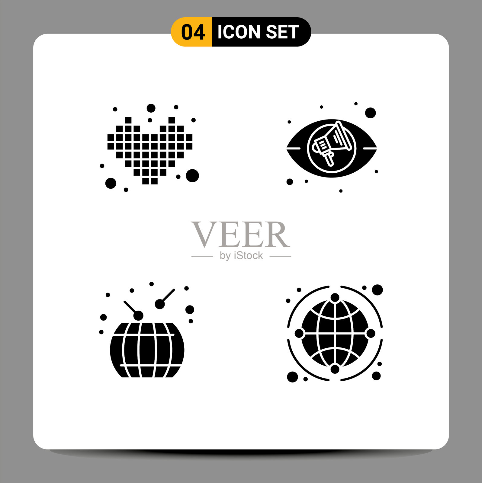 包4创意固体字形竞赛插画图片素材