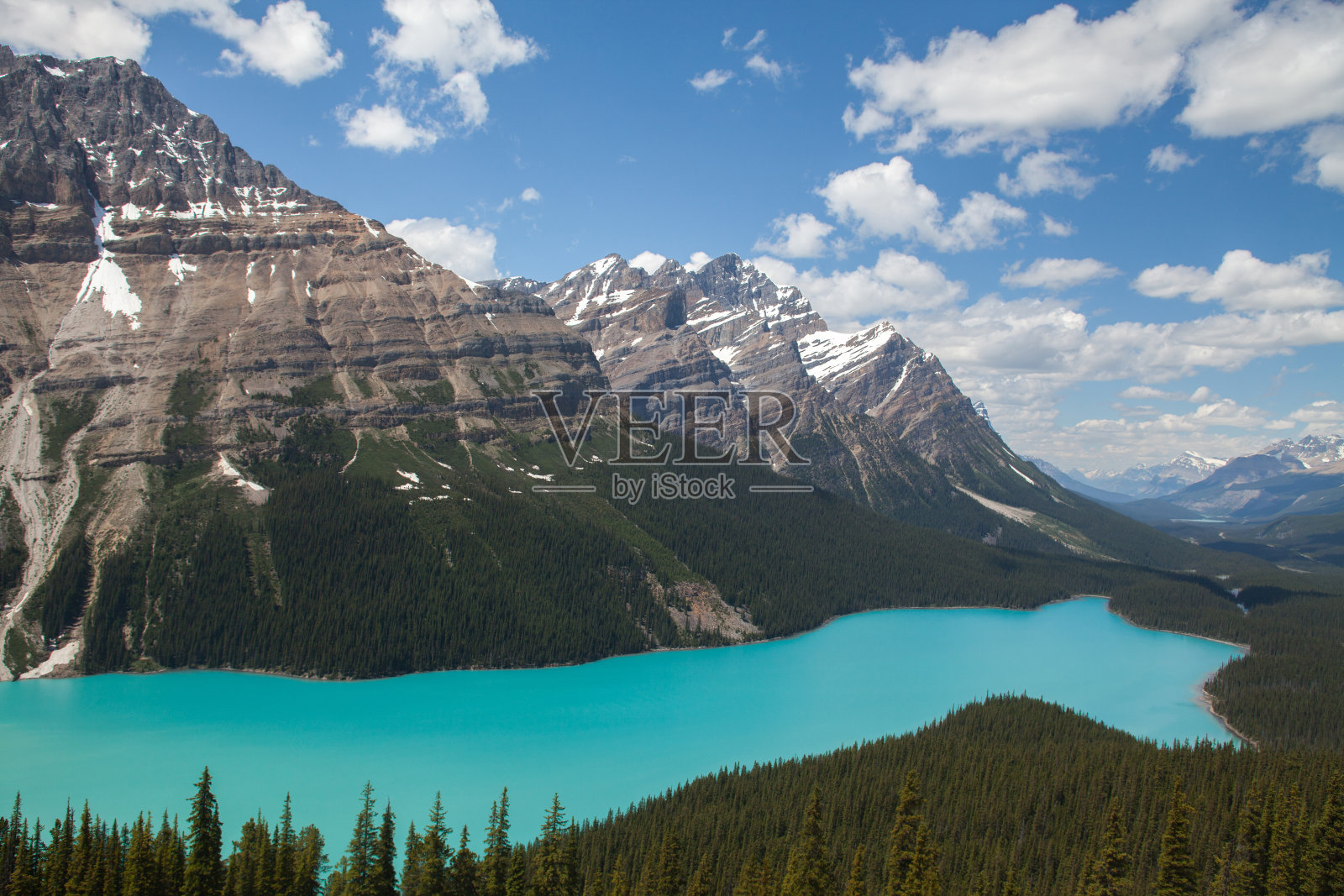 班夫国家公园的佩托湖照片摄影图片