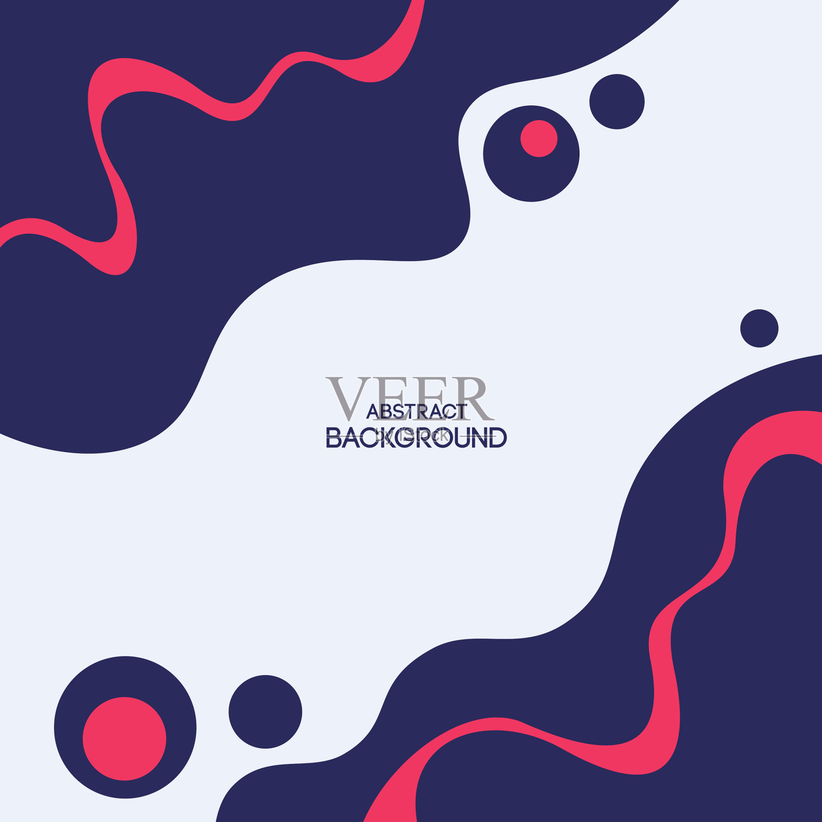 抽象液体使背景平滑插画图片素材