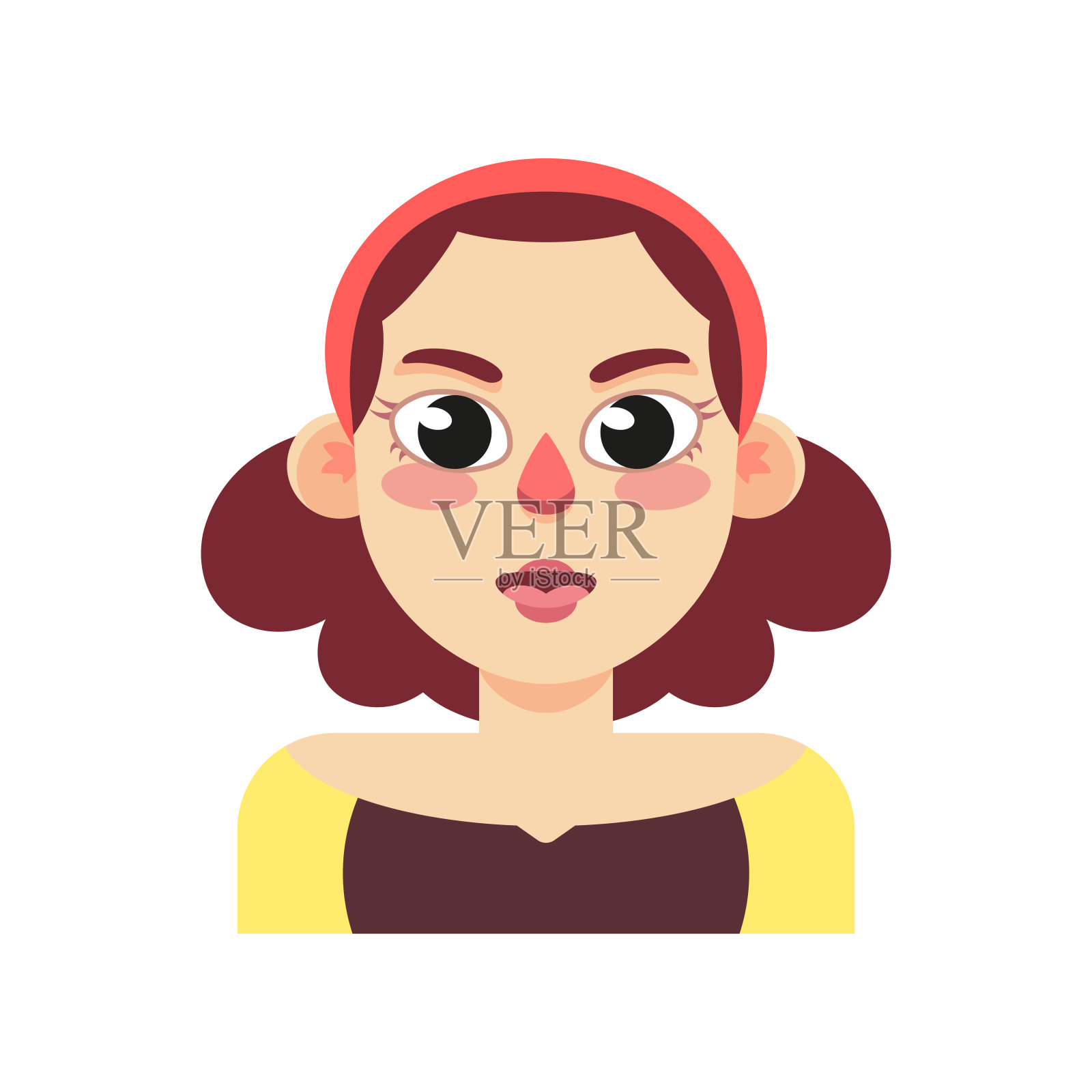 孤立的公鸡中世纪插画图片素材