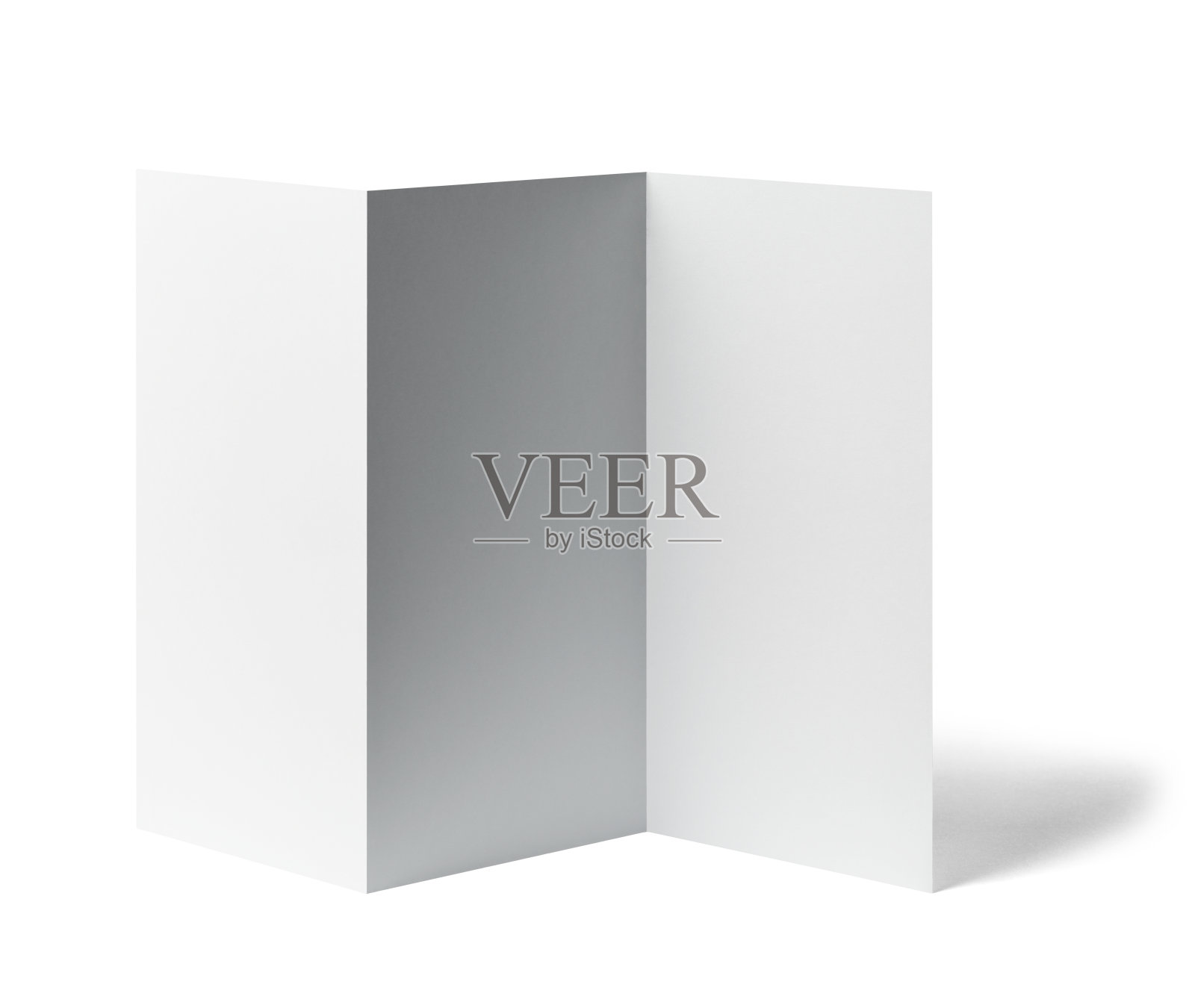 折叠传单白纸模板书桌面日历照片摄影图片