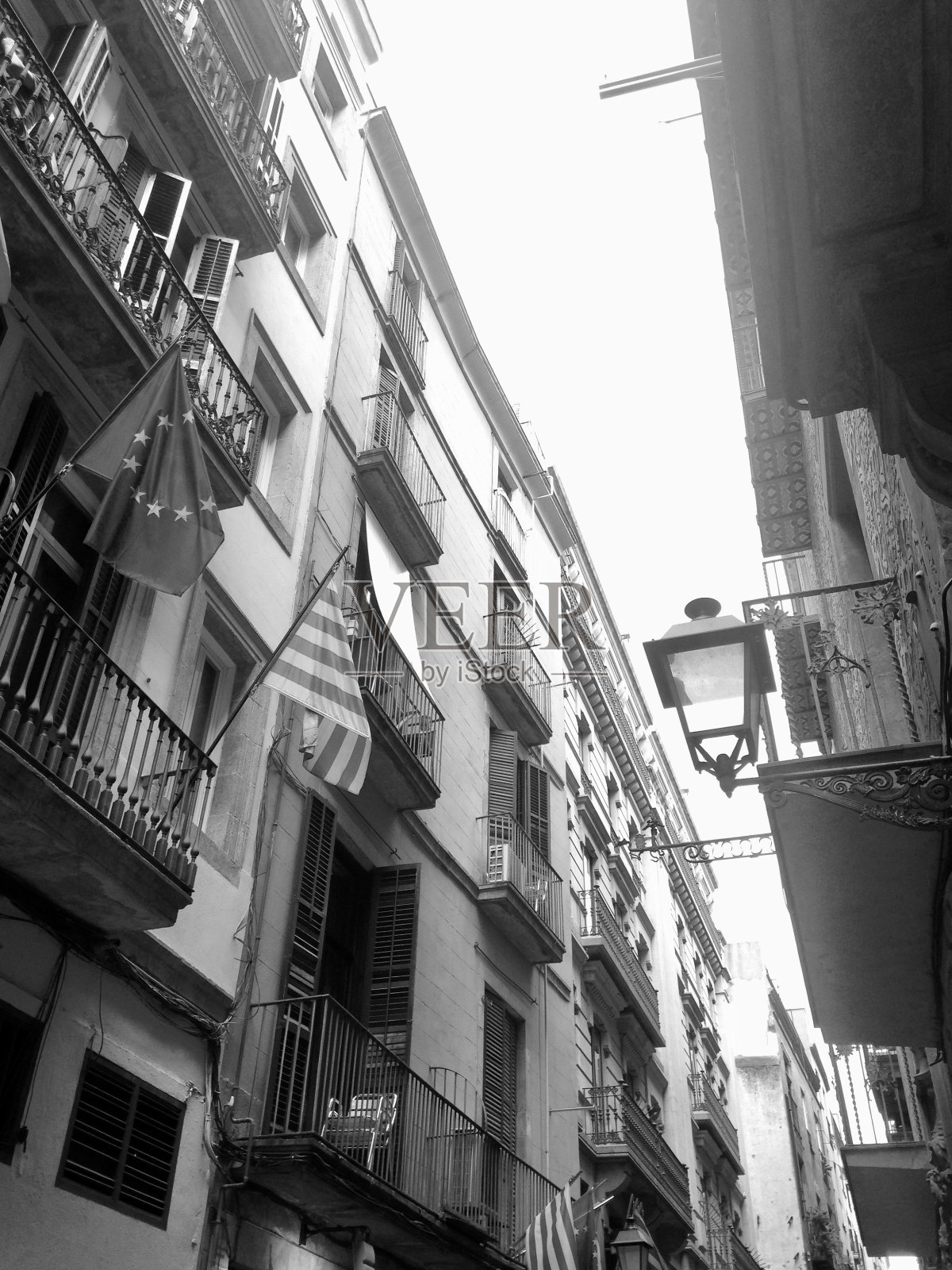 巴塞罗那和赫罗纳的建筑照片摄影图片