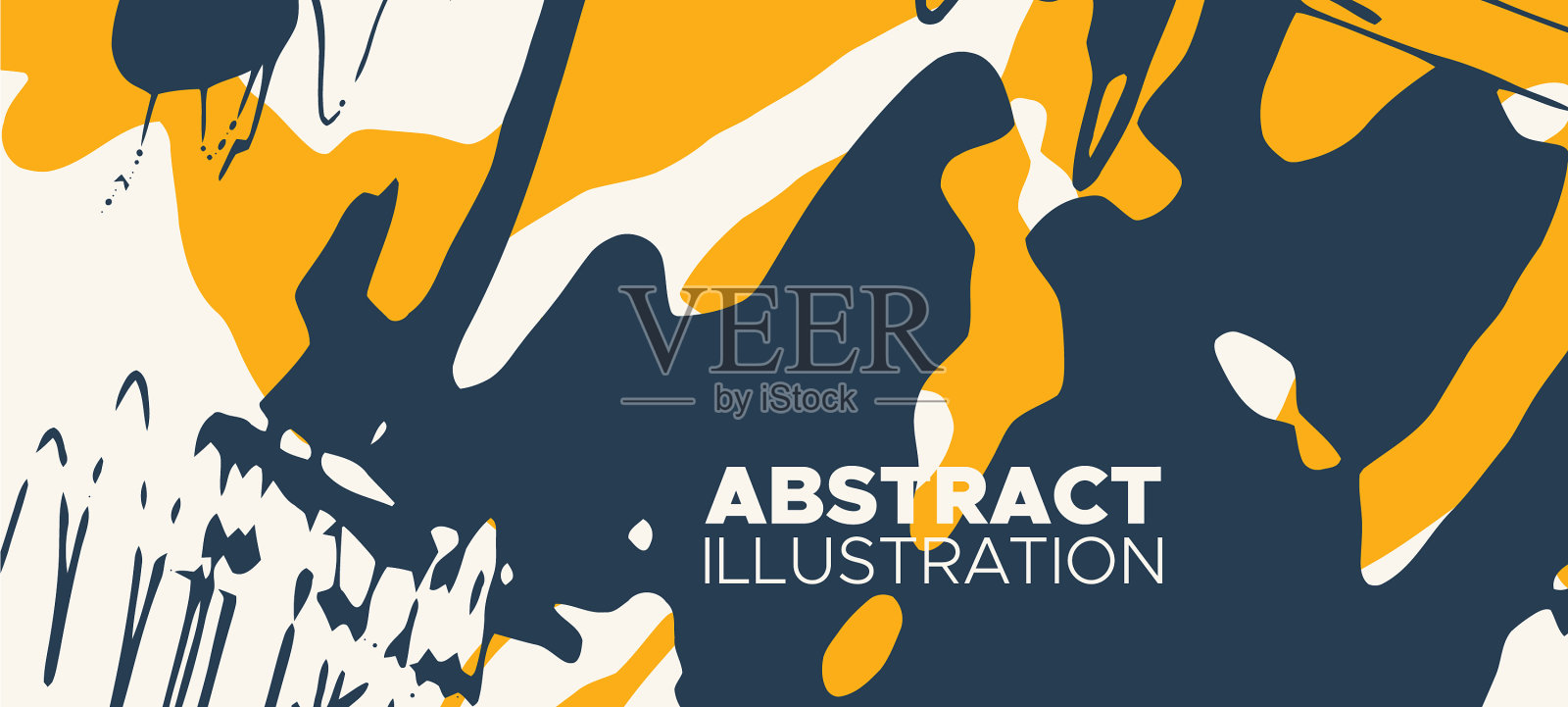 艺术创意万能卡片手绘插画图片素材