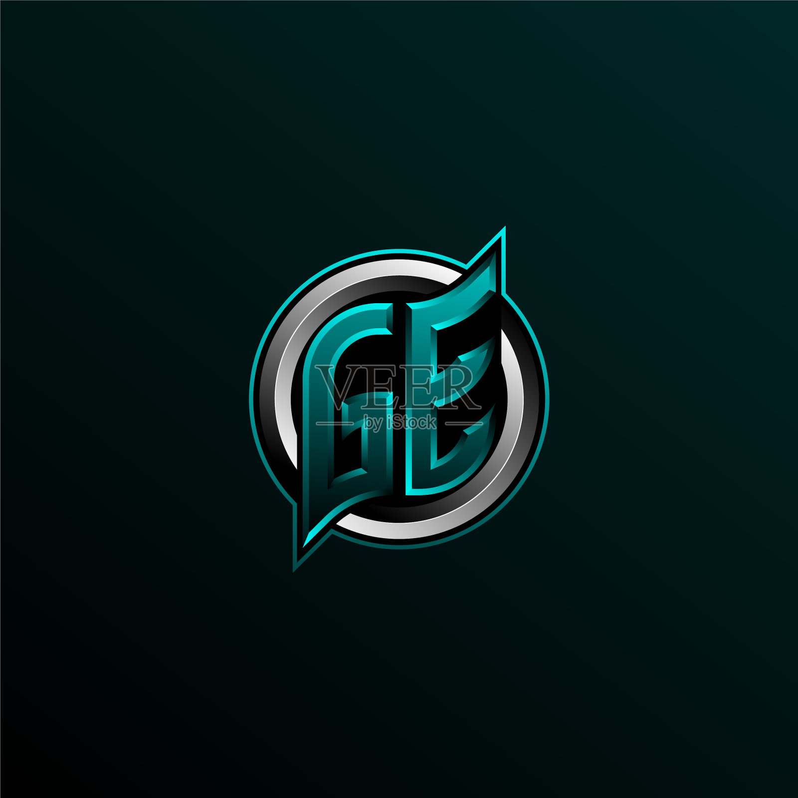 初始ge标志设计初始ge标志设计插画图片素材