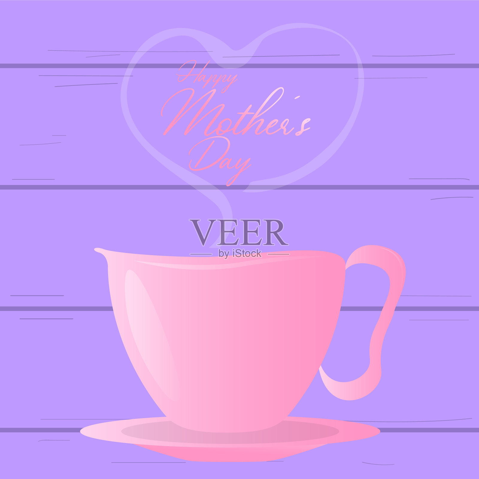 母亲节快乐卡片插画图片素材