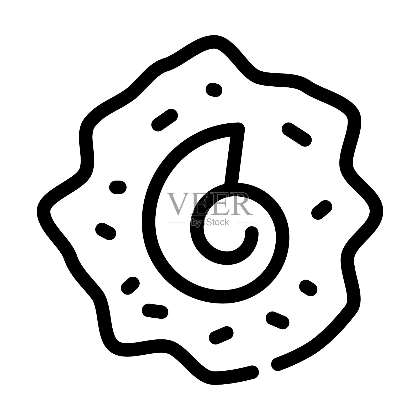 自然科学课线图标矢量插图插画图片素材