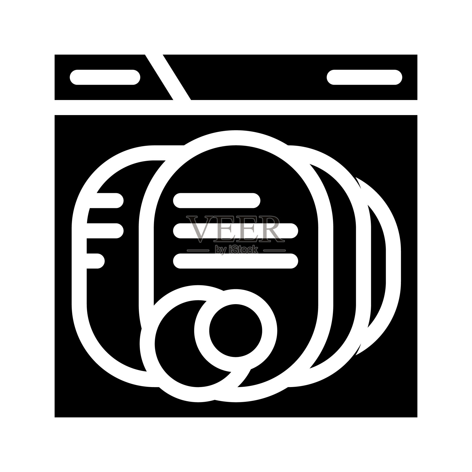 Seo优化字形图标矢量插图图标素材