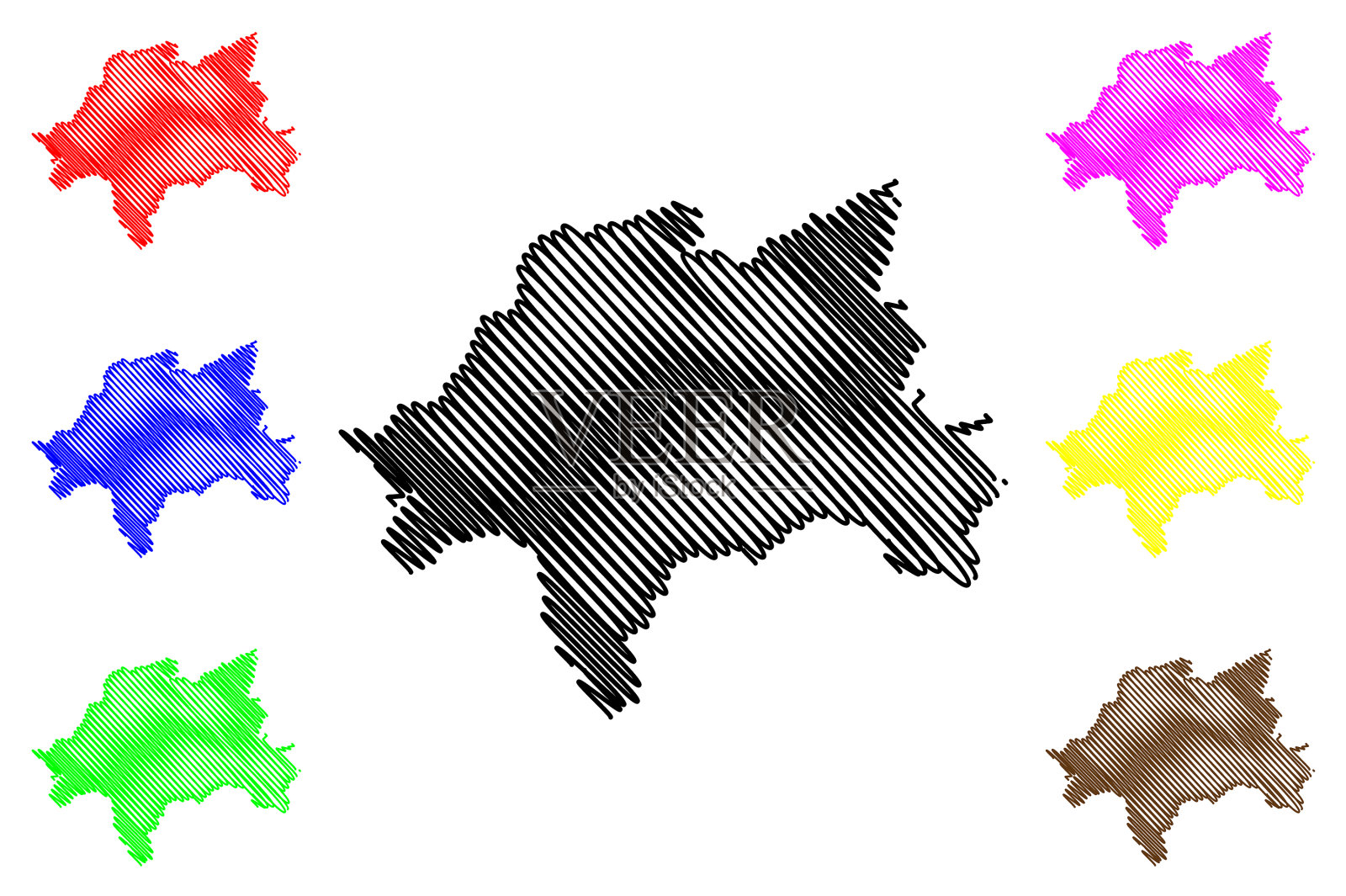 伍珀塔尔市联邦共和国德国北部插画图片素材