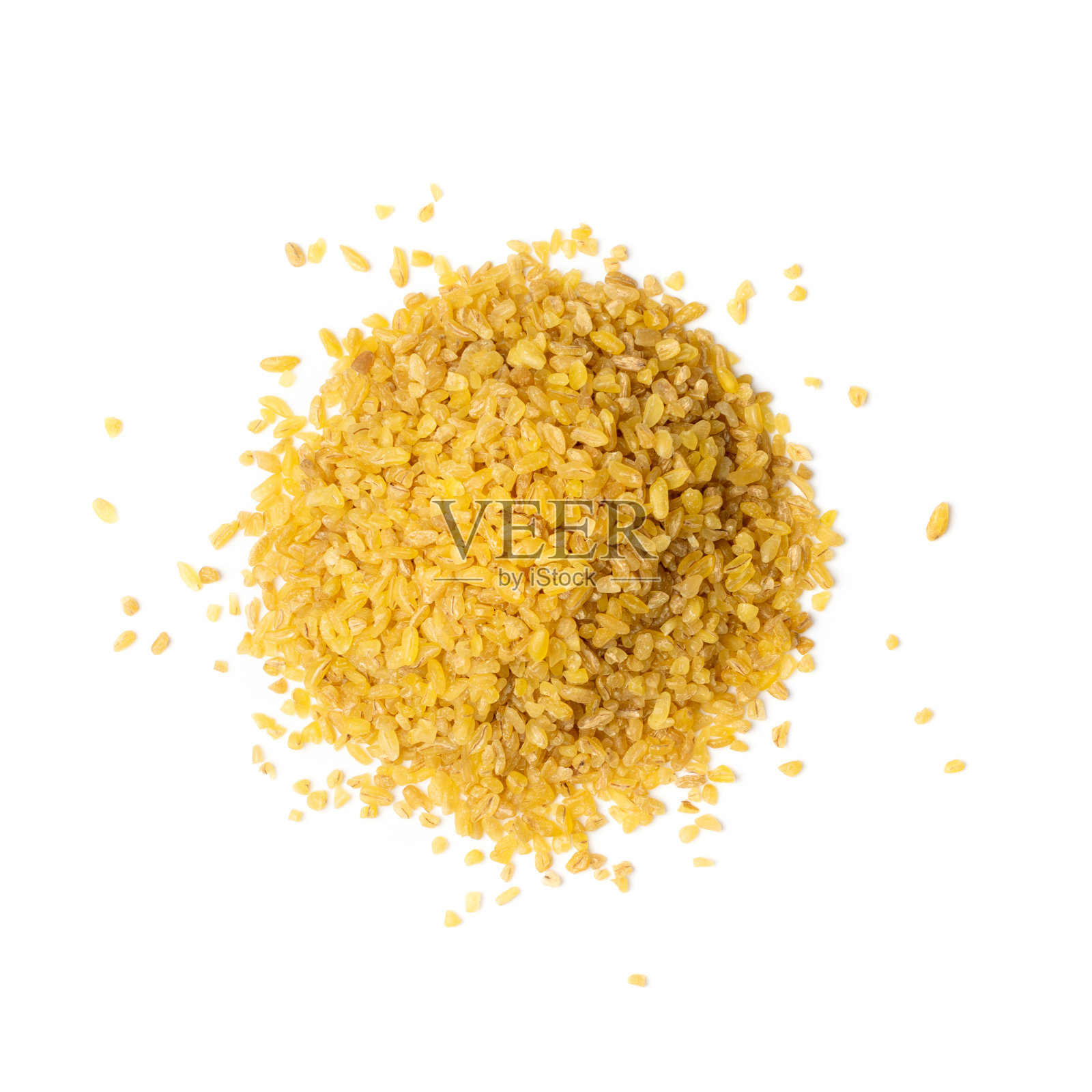 在白色背景上孤立的碾碎,碾碎或碾碎堆照片摄影图片