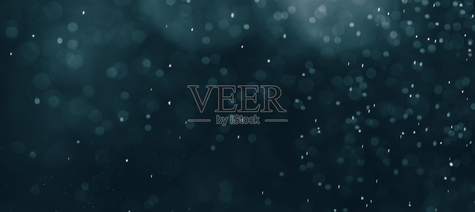 抽象模糊蓝色散焦横幅背景照片摄影图片