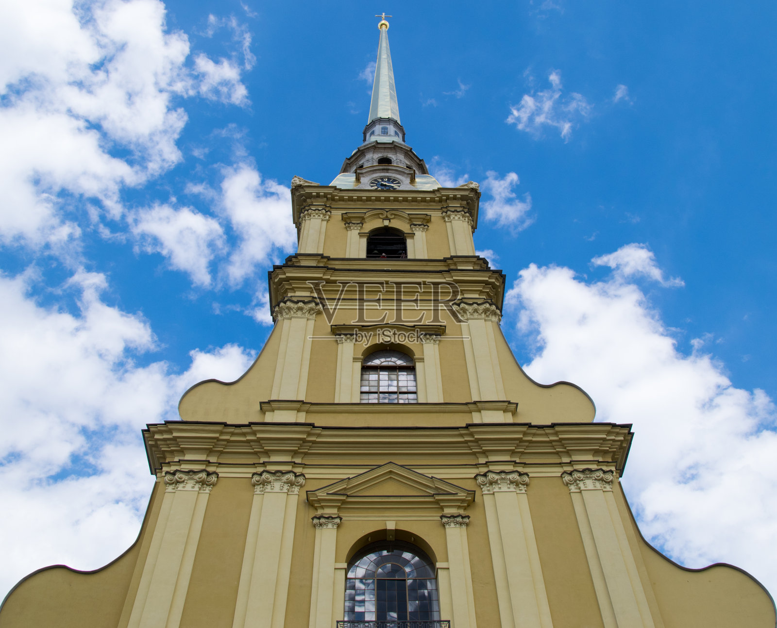 俄罗斯圣彼得堡的彼得和保罗大教堂照片摄影图片