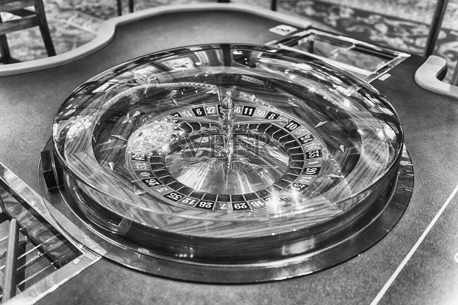 经典的轮盘赌轮,有选择性的焦点为散景效果照片摄影图片