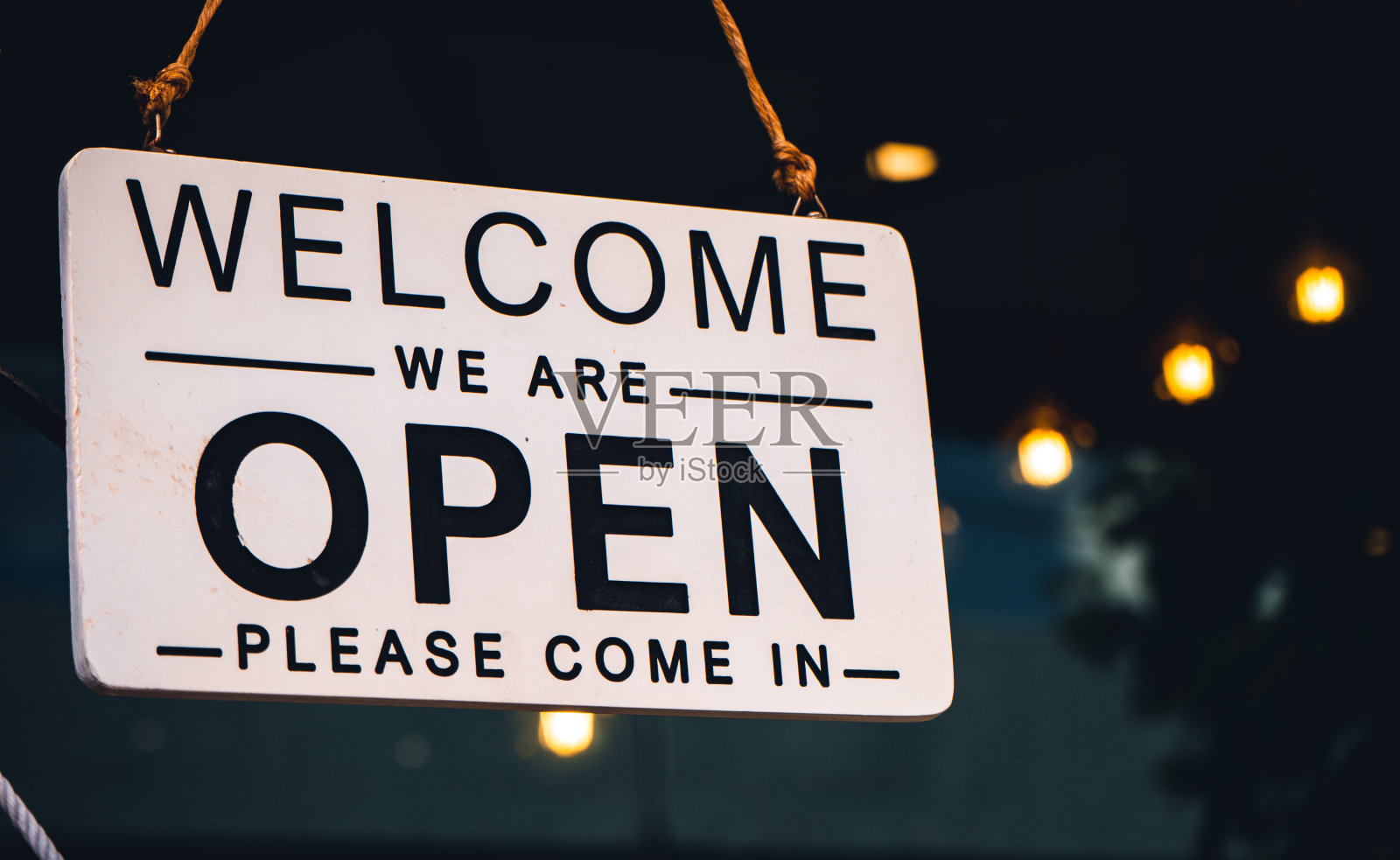 开业招牌咖啡店开业招牌开店照片摄影图片