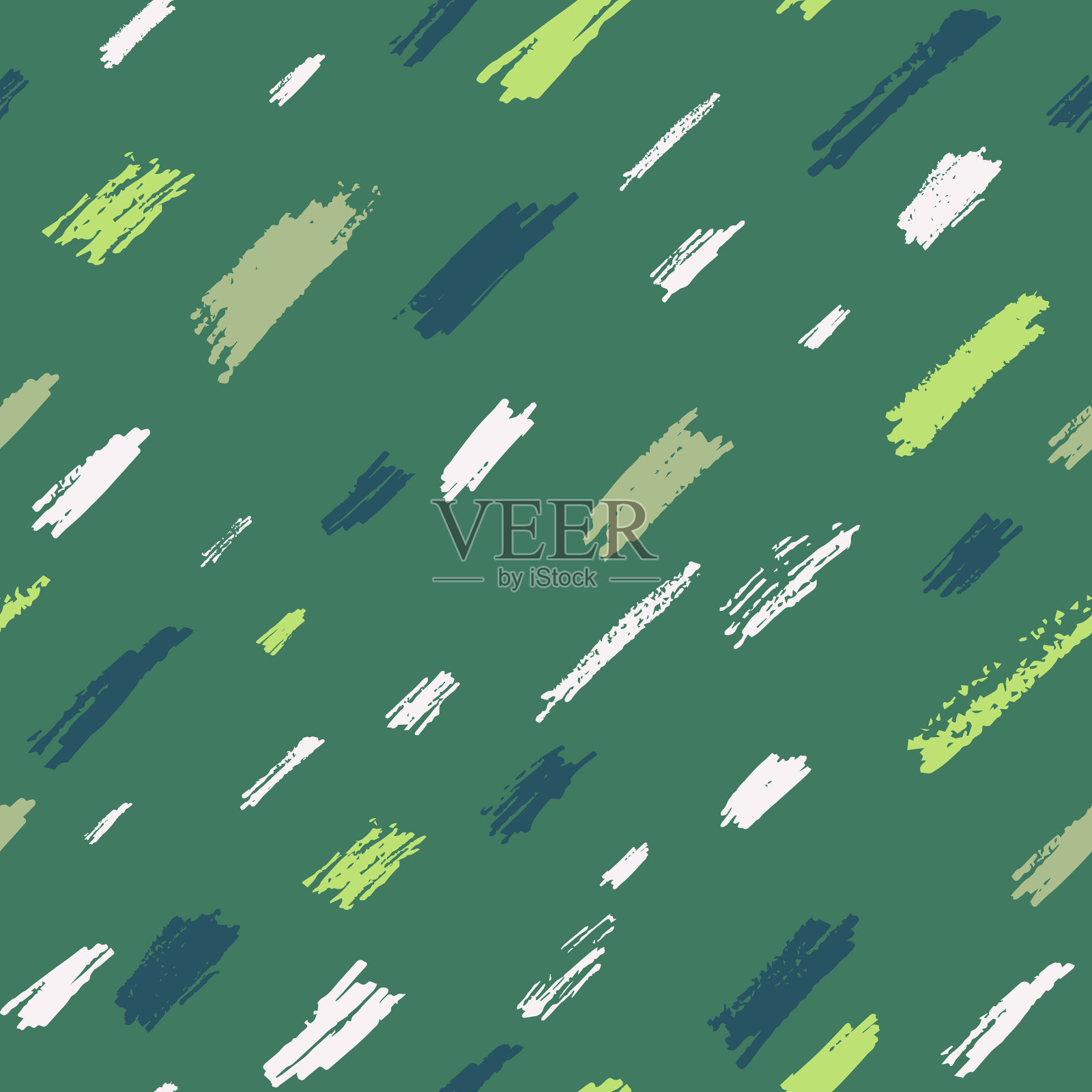 无缝模式与纹理笔触插画图片素材