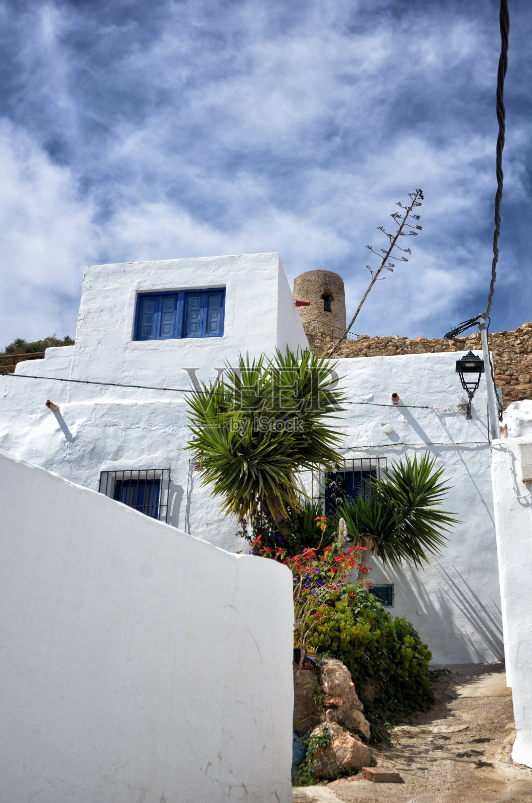 西班牙安达卢西亚阿尔梅里亚省尼贾尔村照片摄影图片