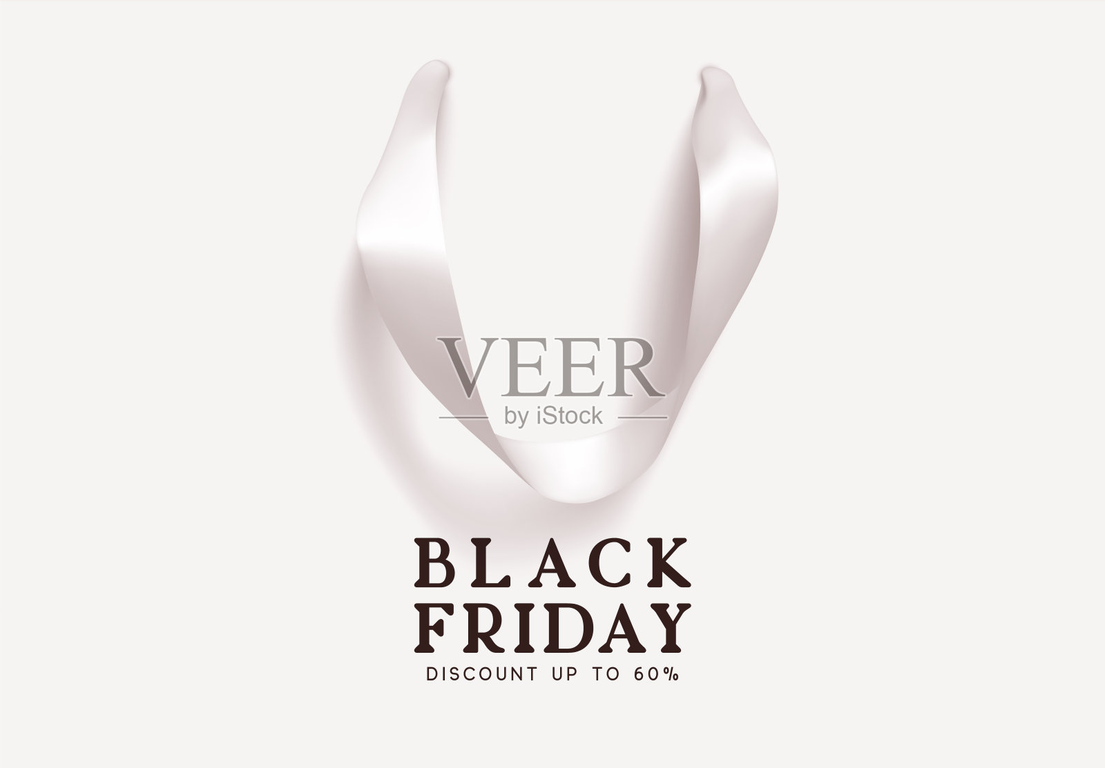 黑色星期五销售。创意设计理念背景以礼品袋的形式呈现。现实购物袋与处理,海报,横幅广告和品牌。矢量插图。插画图片素材