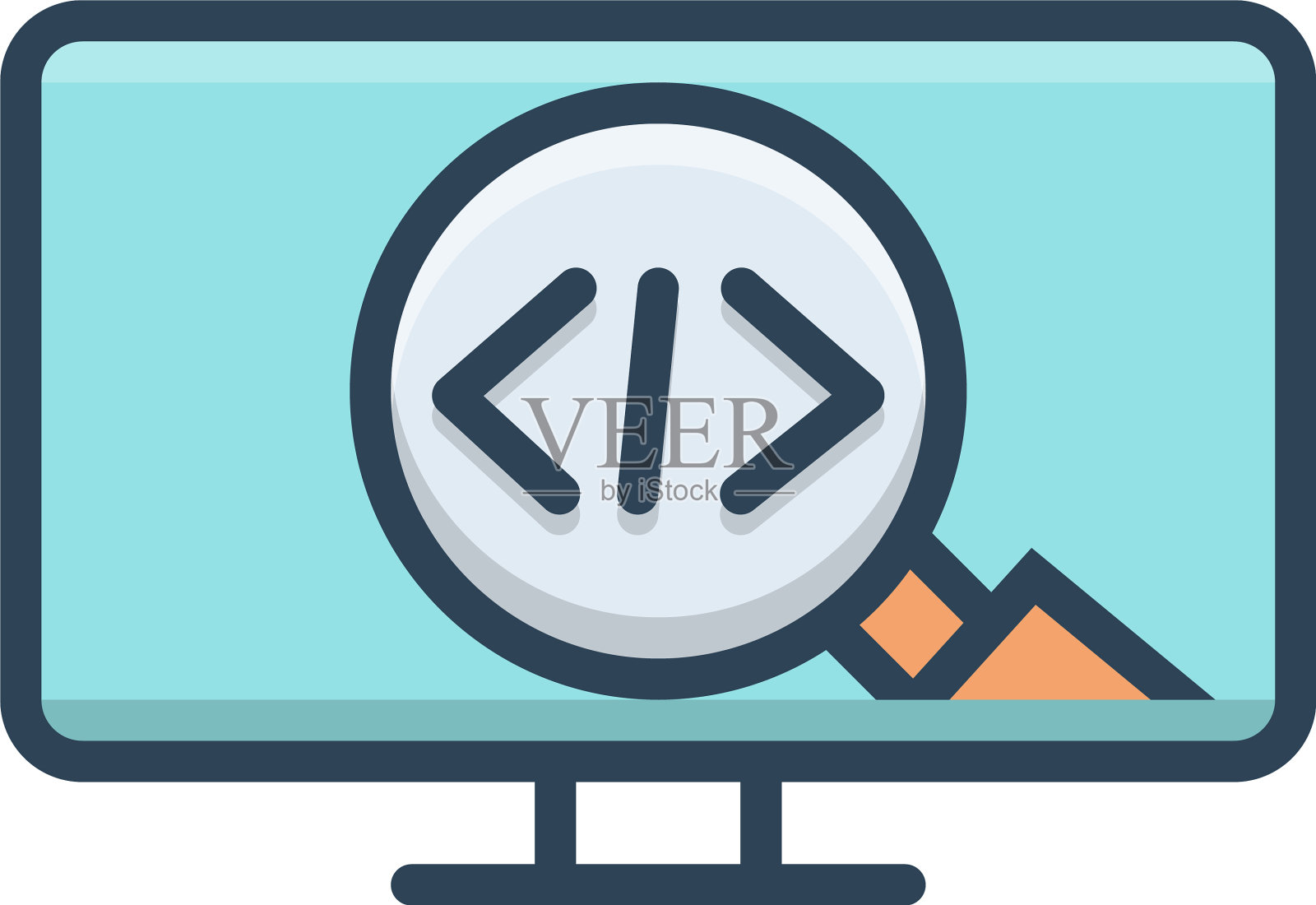 代码插画图片素材