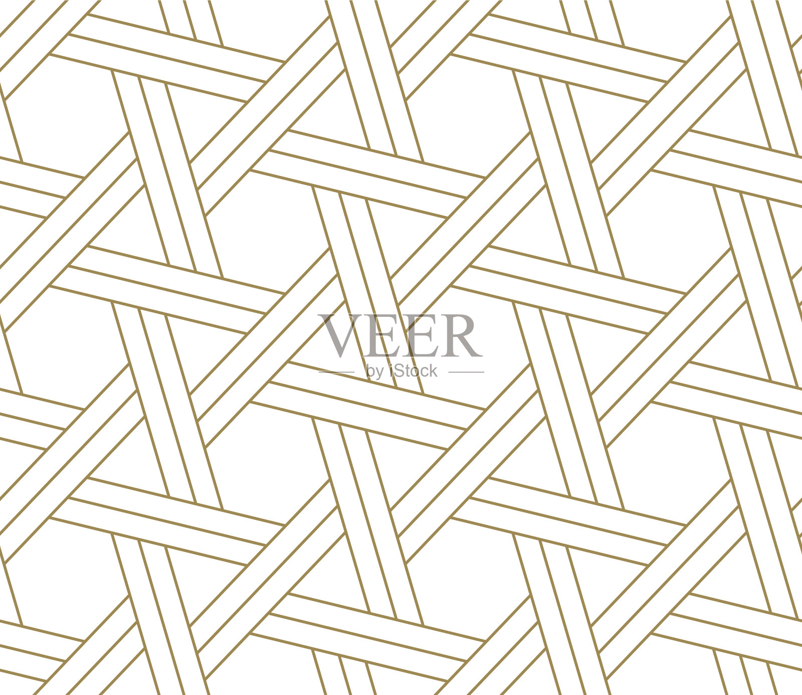 无缝图案与抽象几何线插画图片素材