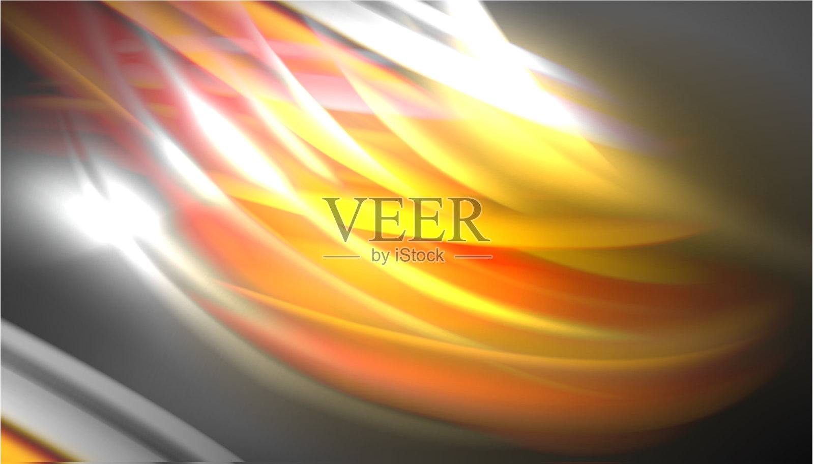 创造性的流体波浪线抽象背景插画图片素材