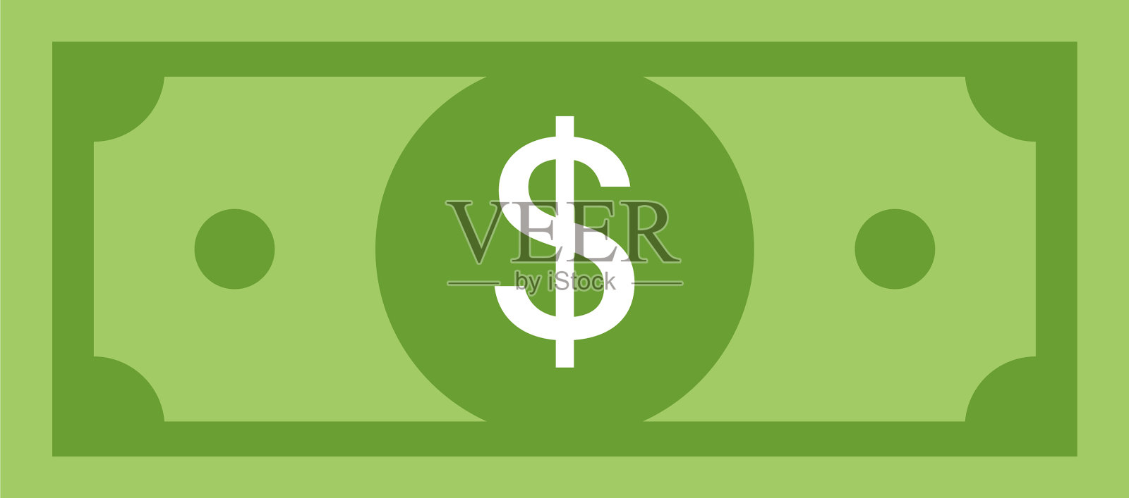 美元金钱或财务成功交易业务插画图片素材