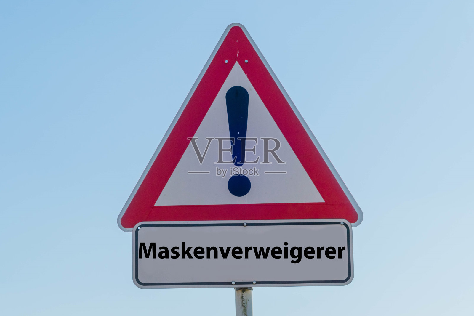 标志面具拒绝德国“Maskenverweigerer”照片摄影图片