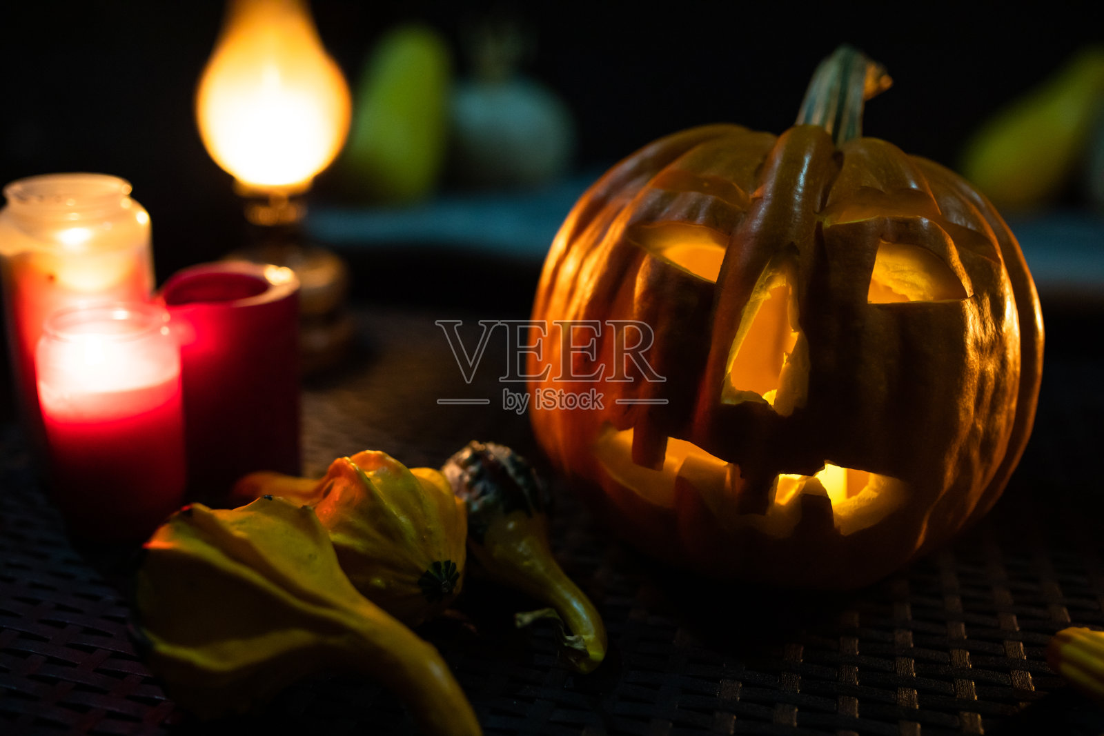 万圣节装饰照片摄影图片