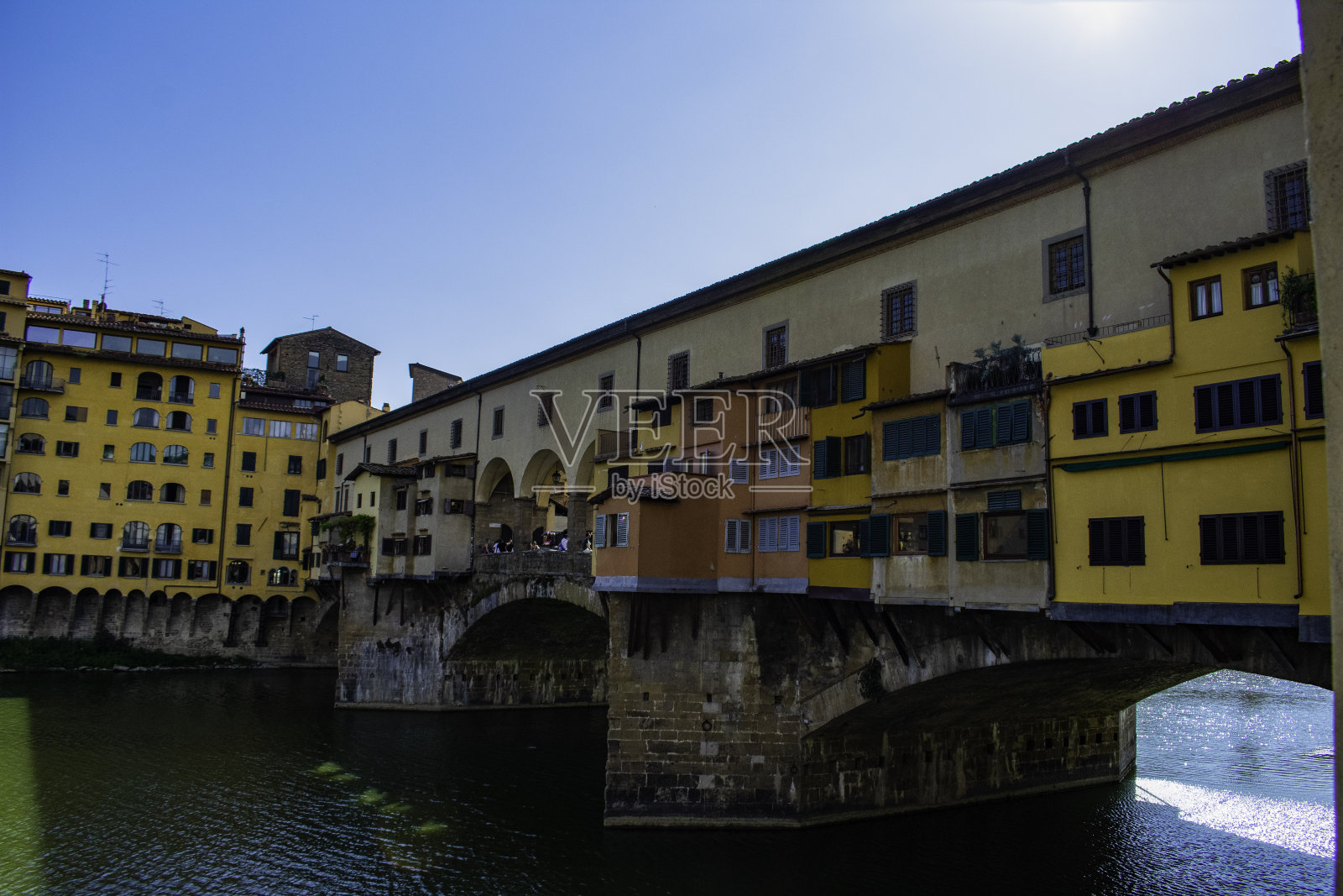佛罗伦萨的古桥照片摄影图片