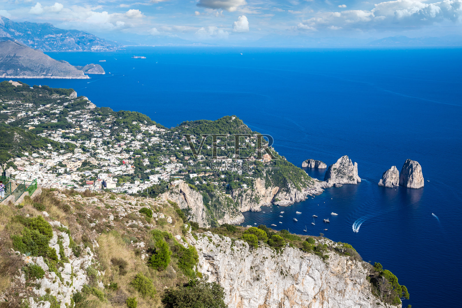 意大利的卡普里岛照片摄影图片