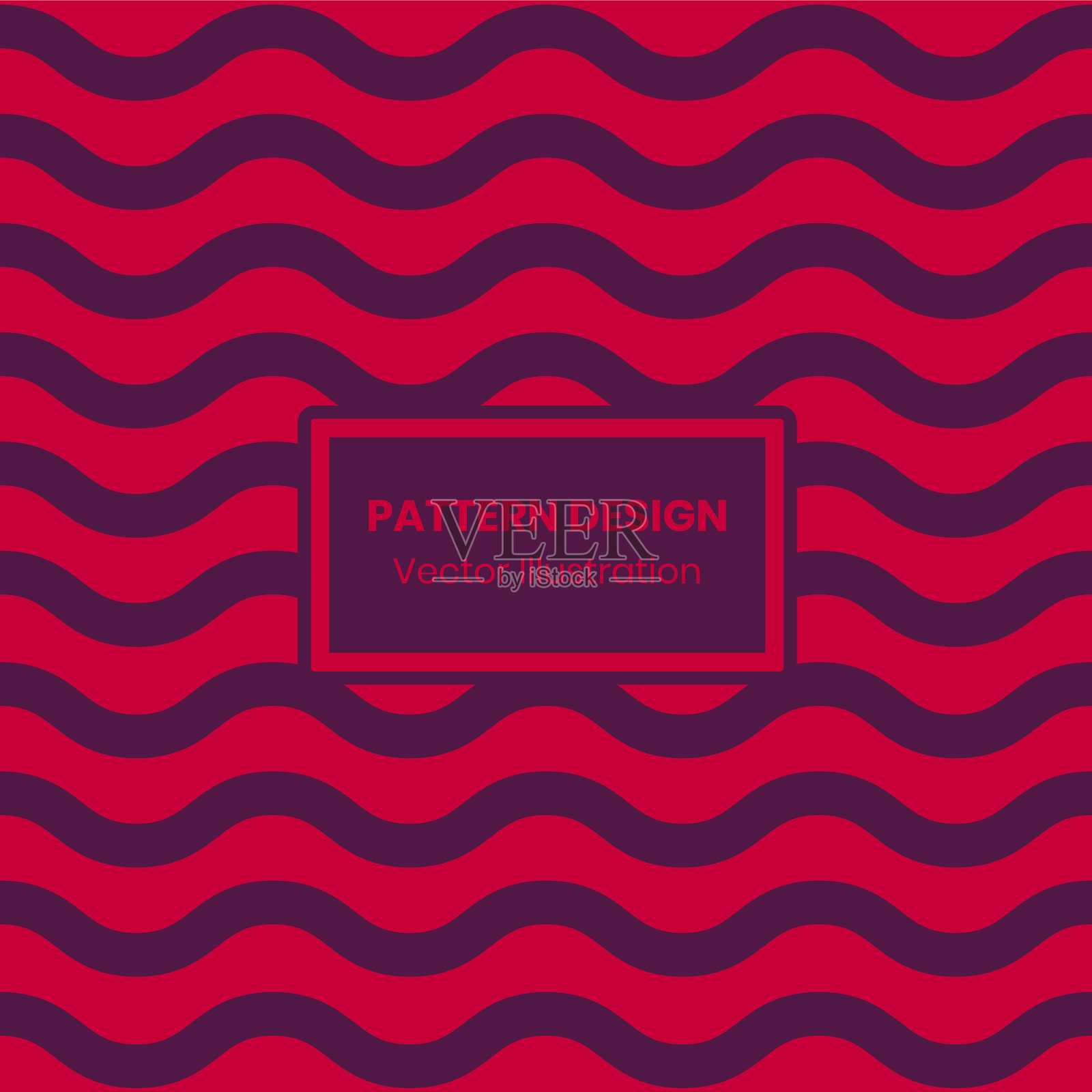 无缝模式与圆形对角线插画图片素材