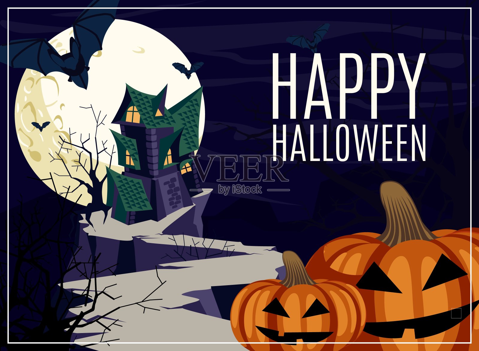 万圣节横幅模板设计模板素材