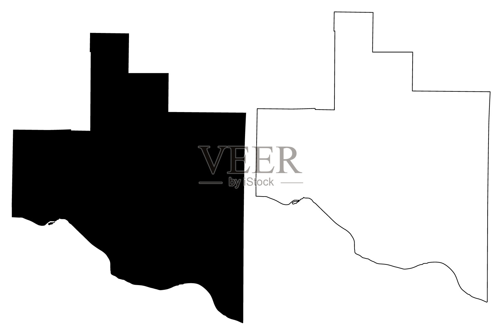 密苏里州沃伦县(美国县,美国,美国,美国)地图矢量插图,涂鸦草图沃伦地图插画图片素材