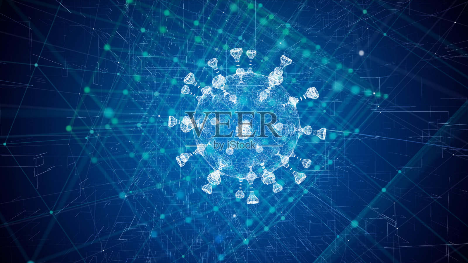 病毒照片摄影图片