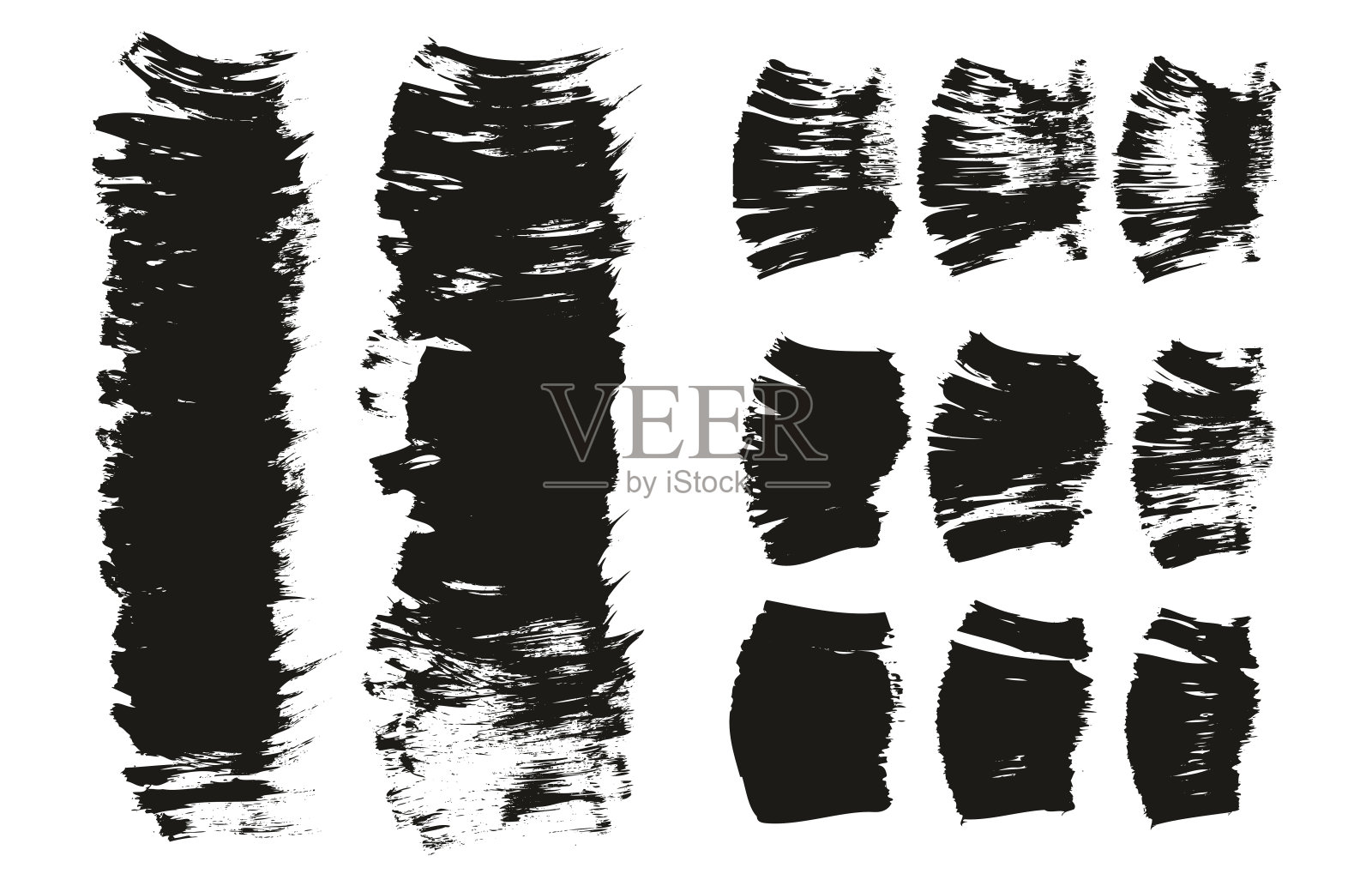 扁平风扇刷粗短背景和直线混合高细节抽象矢量背景混合集插画图片素材