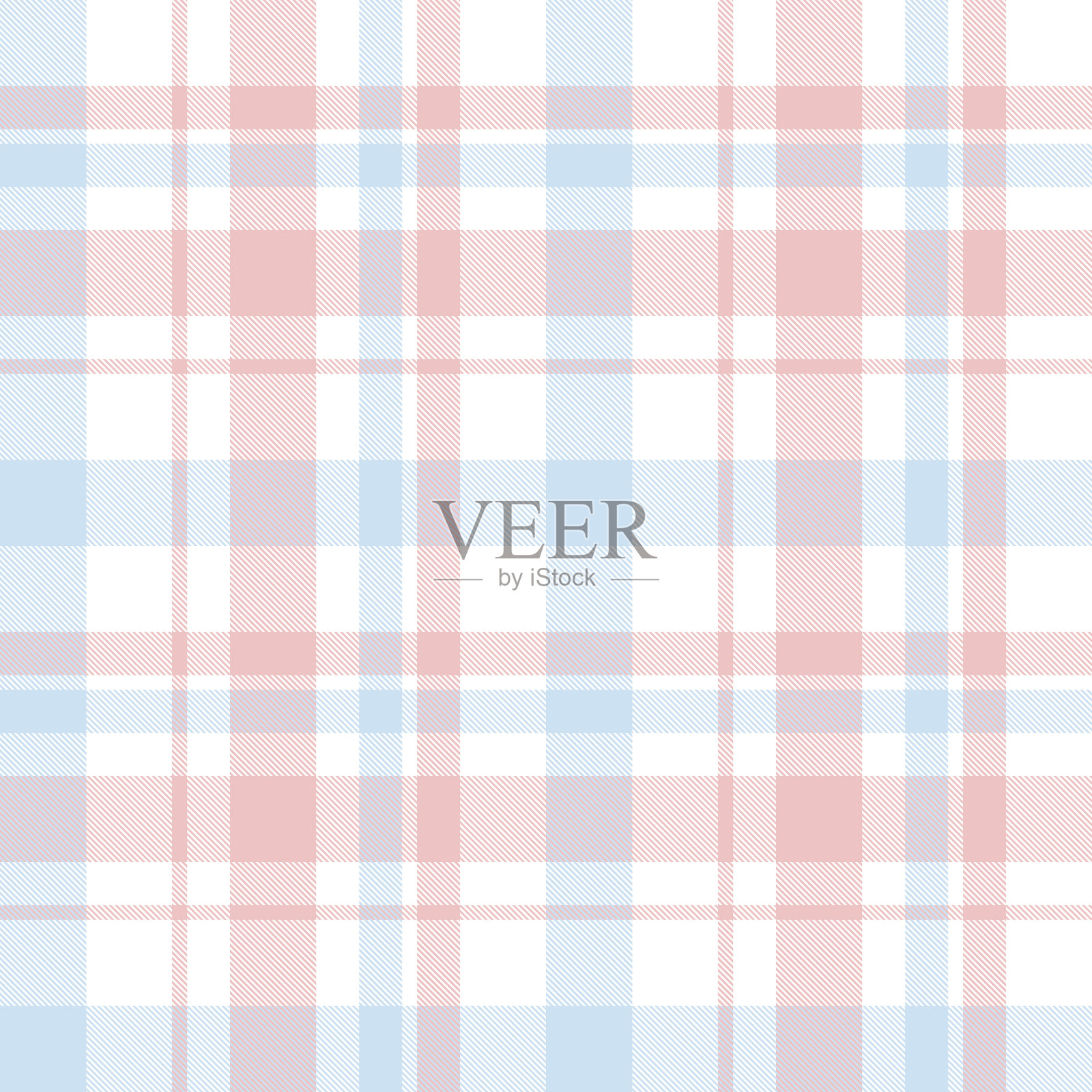 粉色格子呢格子无缝图案插画图片素材